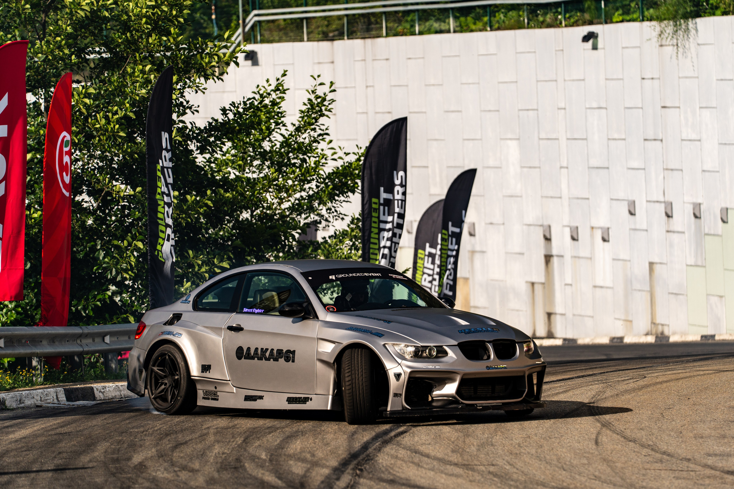 Автомобильные дрифт-гонки в рамках фестиваля Grounded 2024. Репортажный фотограф в Красной Поляне и Сочи Павлюченко Екатерина