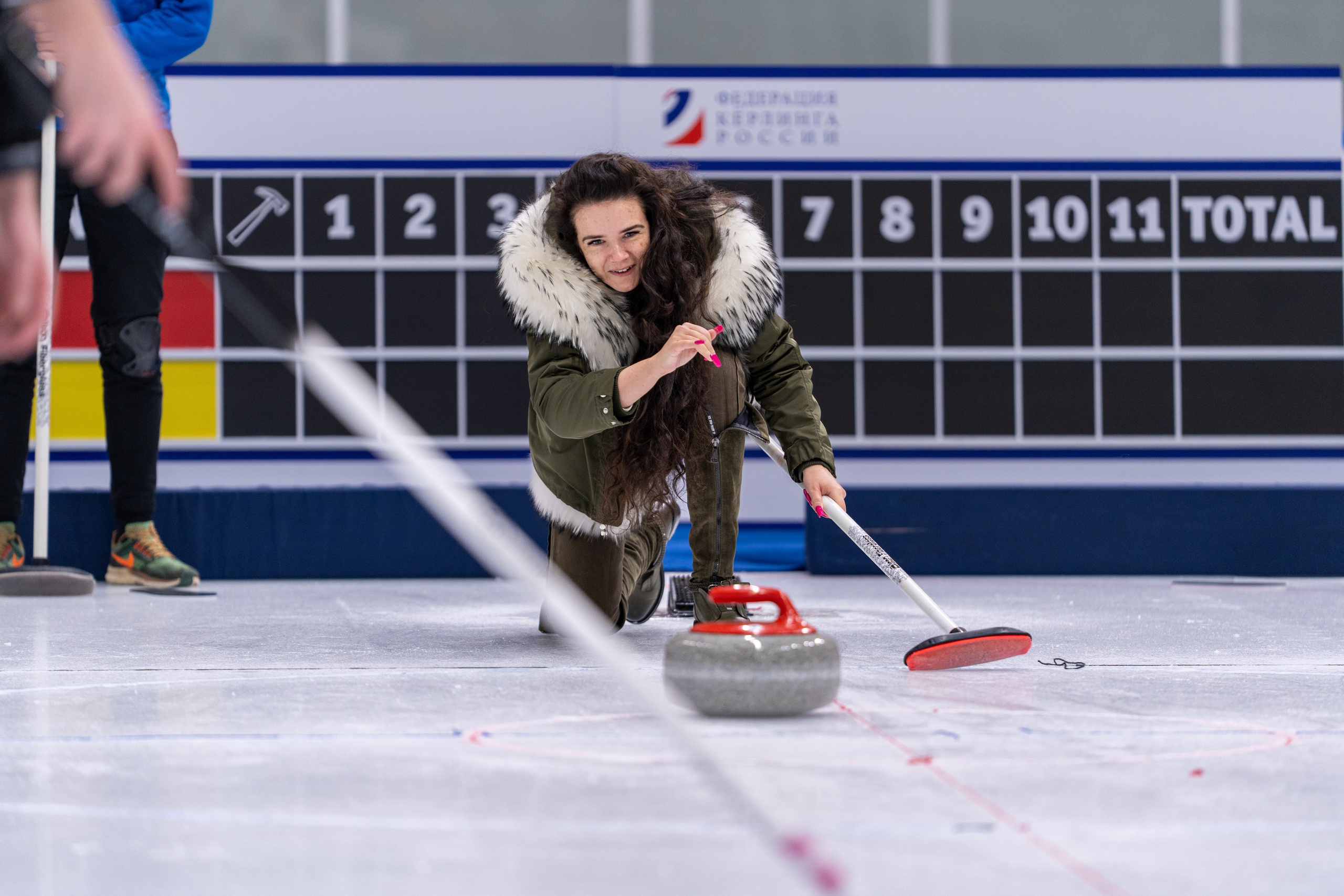 Керлинг для компании Р-Фарм. Репортажный фотограф в Красной Поляне и Сочи Павлюченко Екатерина