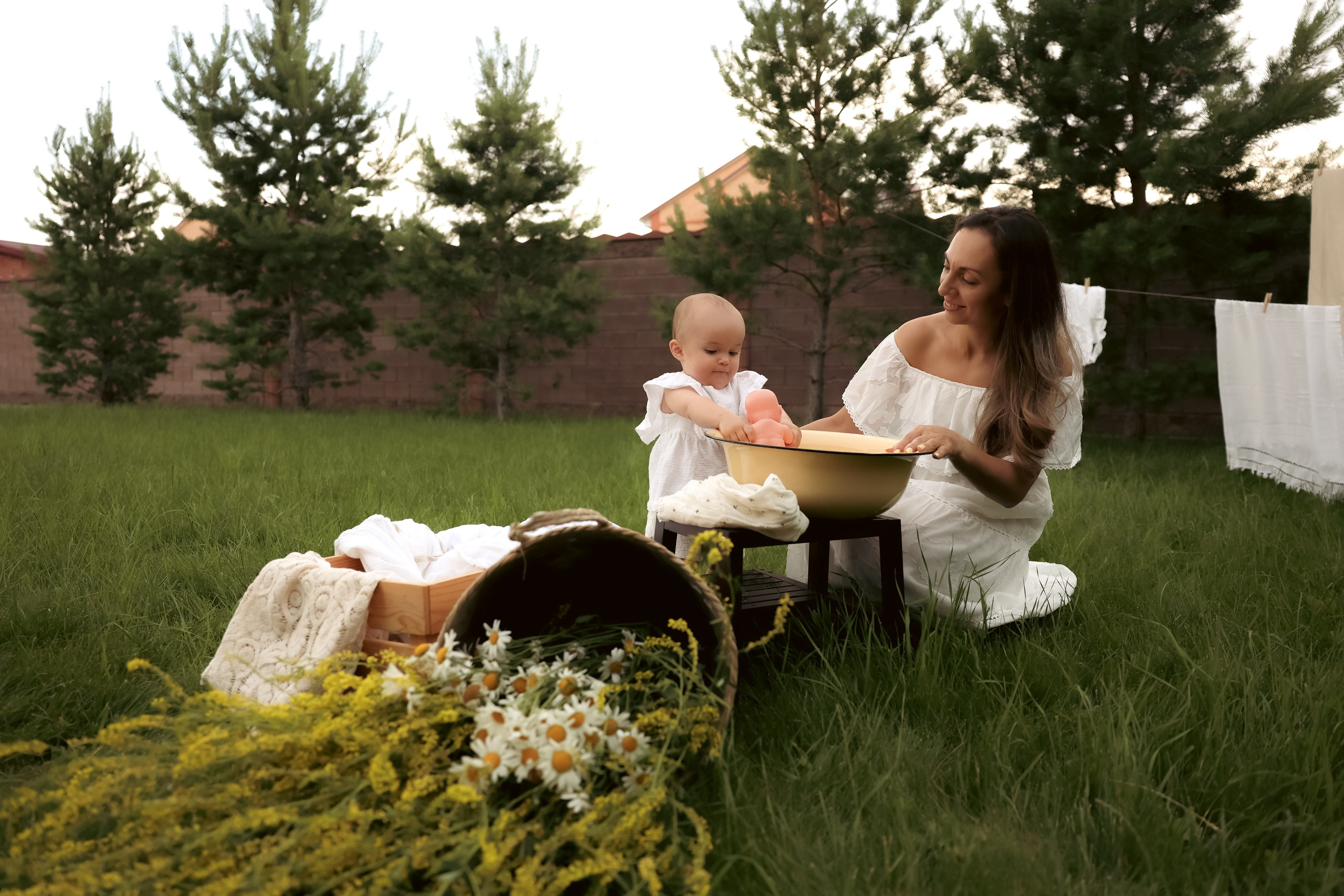 Большая стирка. Ваш семейный newborn и lifestyle фотограф в СПБ Наталья Журавлева