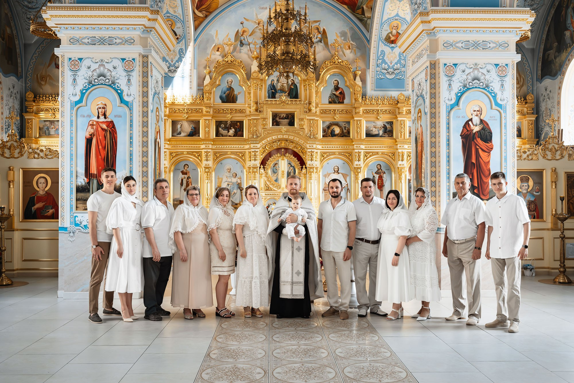 Таинство Крещения (постановочная съемка). Moscow_CPC