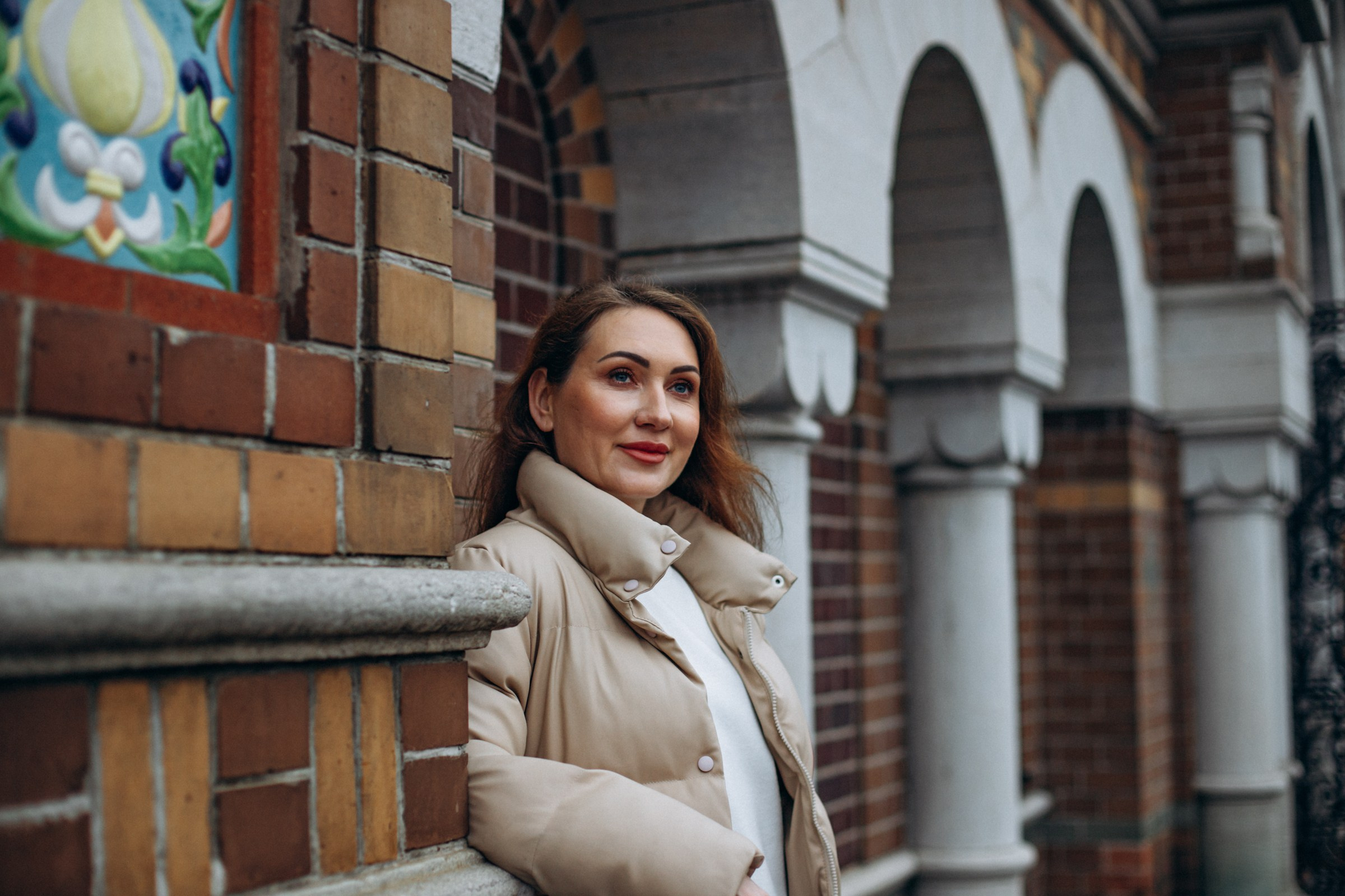 Оксана в ноябре. Фотопрогулка в Петербурге. Индивидуальный и семейный фотограф в Санкт-Петербурге