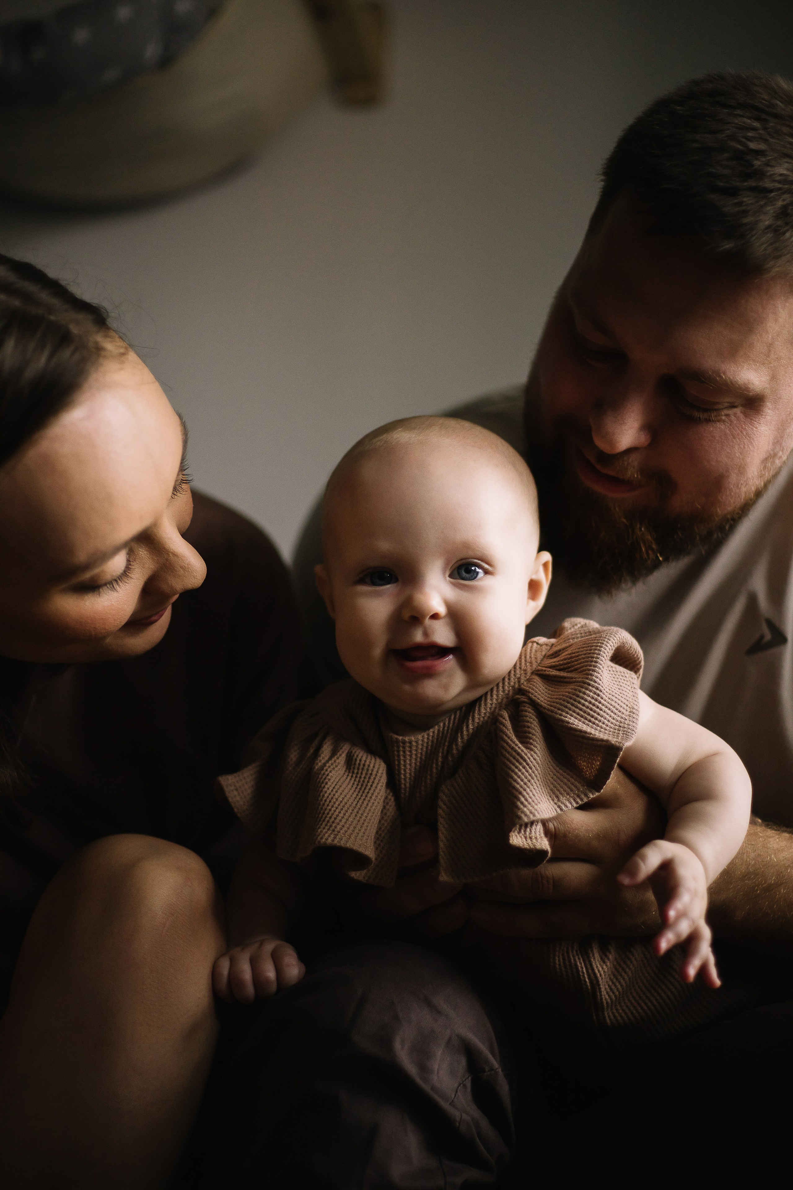 Домашняя фотосессия на пол годика. Семейный фотограф в Томске Максимова Екатерина