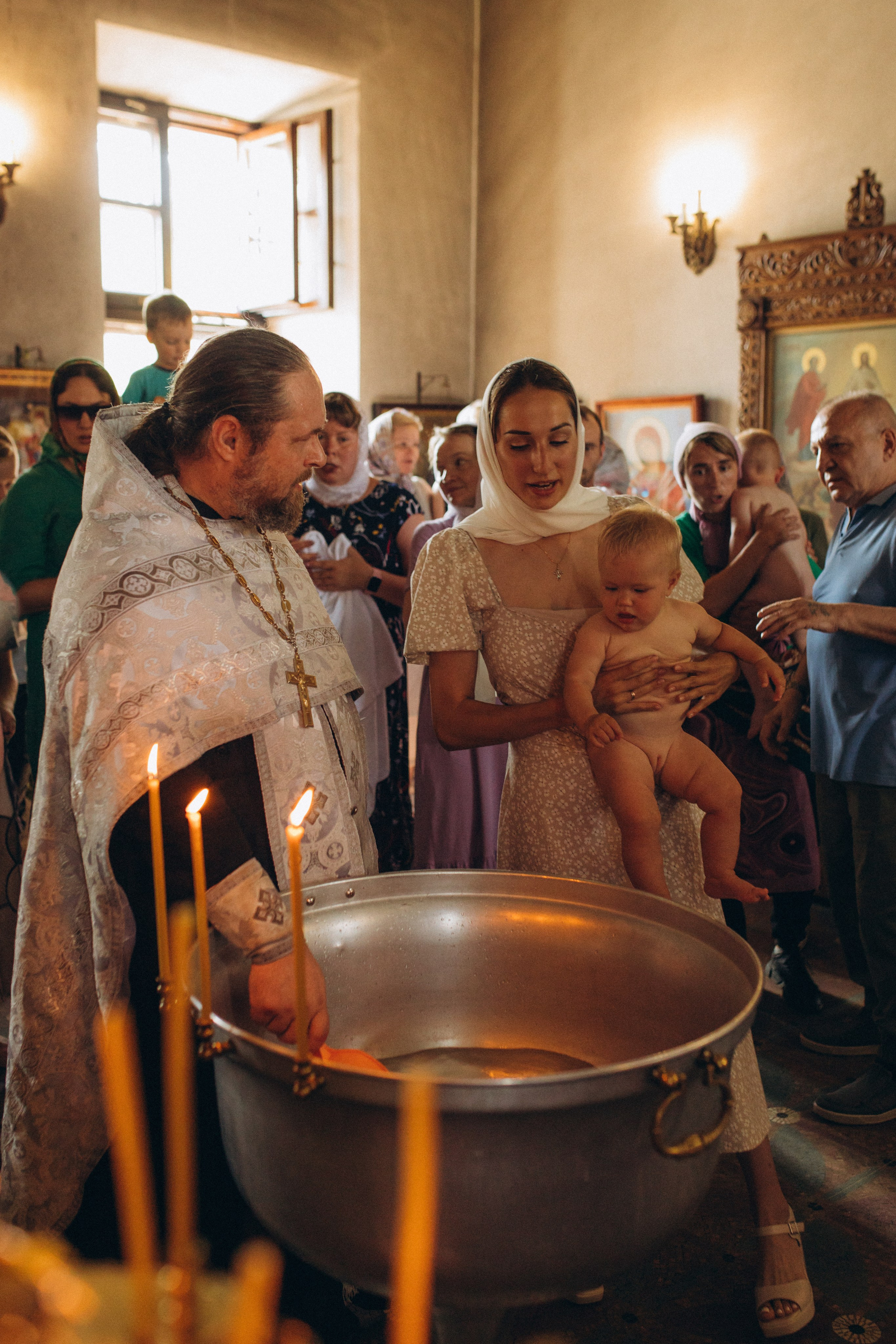 Крещение Марии. Семейный фотограф в Обнинске