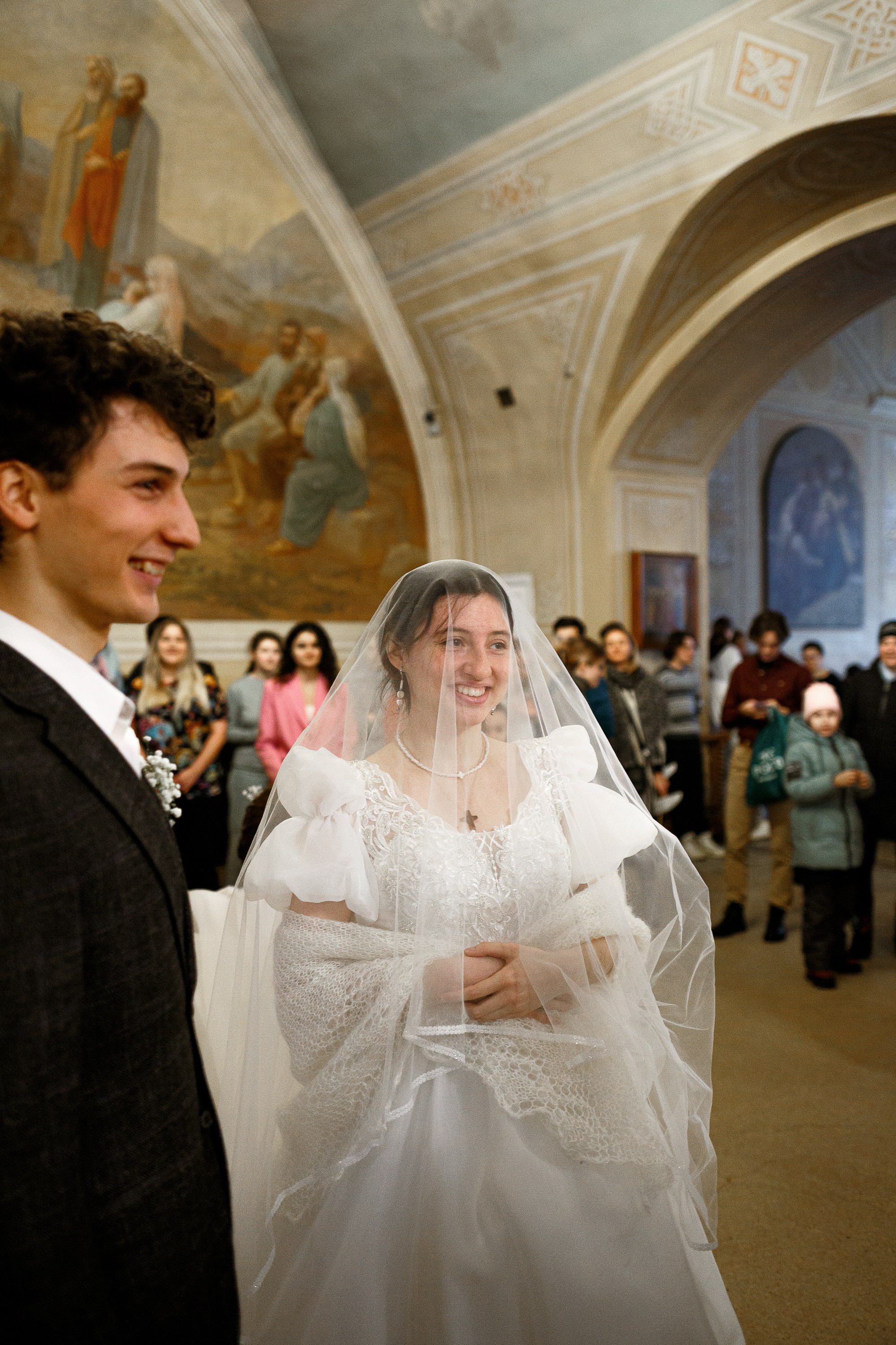 Венчание в храме Космы и Дамиана в Шубине