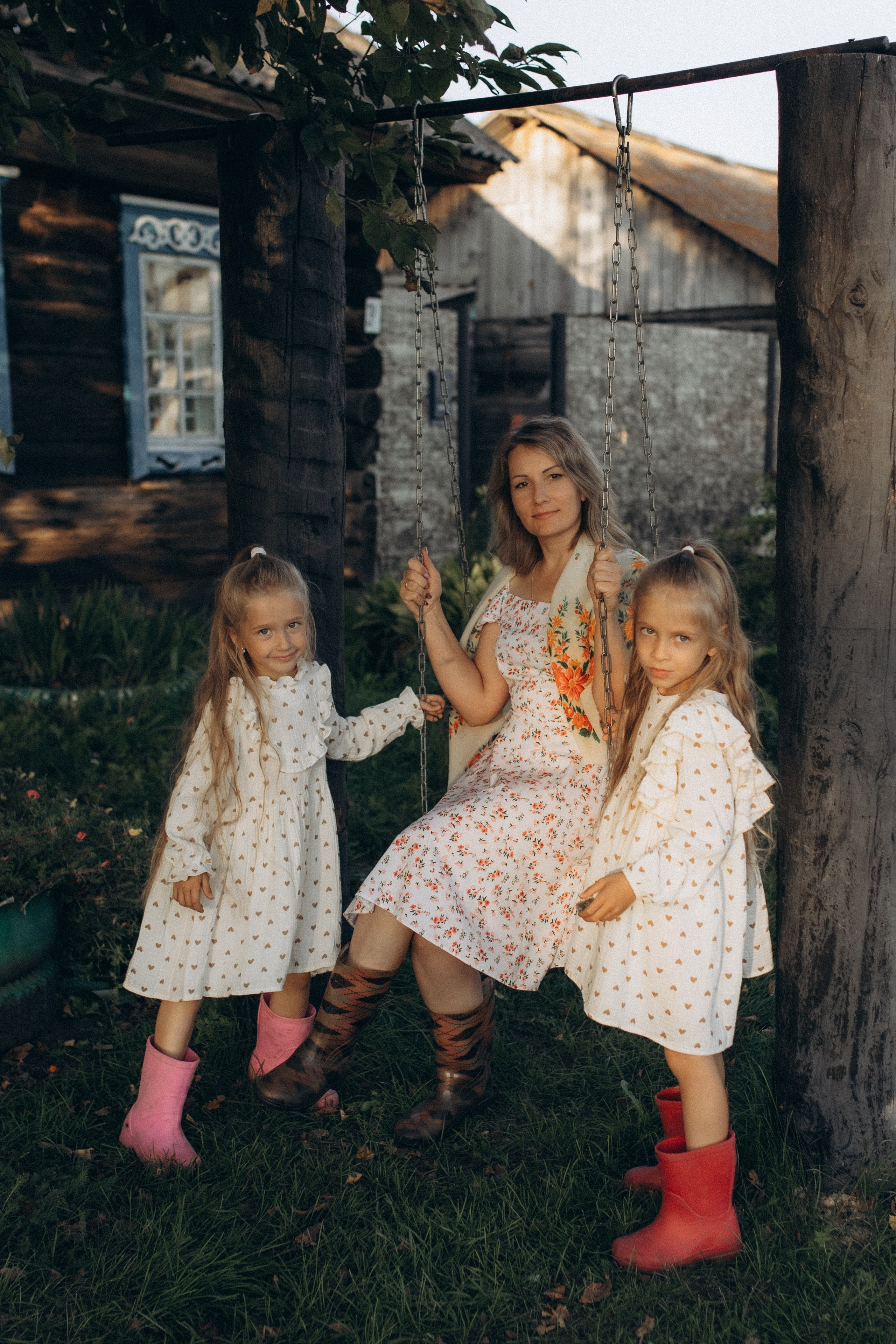 Деревенская история. Семейный фотограф lifestyle в Новосибирске Елена Шпилевая