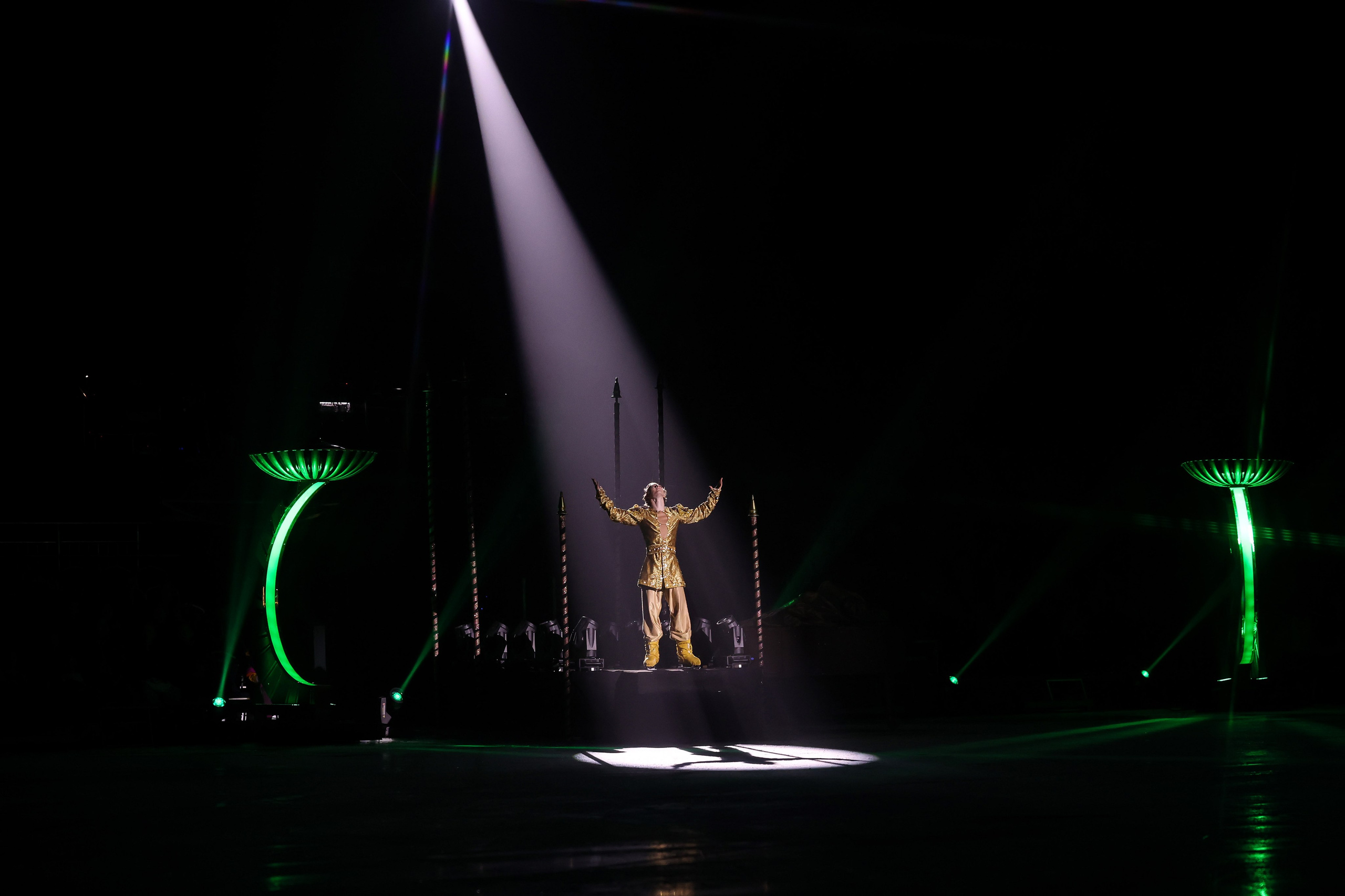 «История любви Шахеризады» шоу на льду 03.01.2024. Спортивный и репортажный фотограф Антон Тереханов