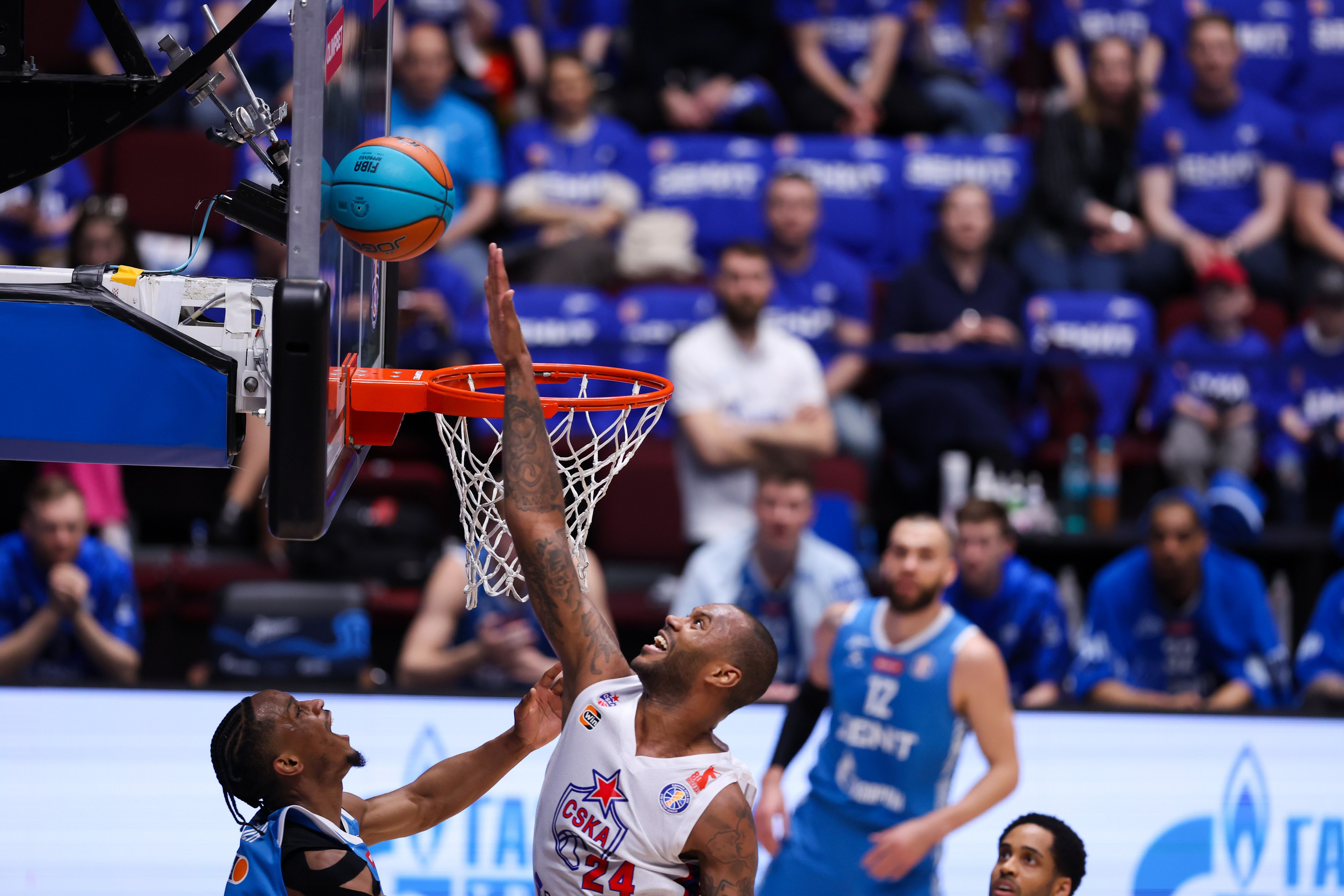 БК «Зенит» — БК «ЦСКА» финал ЕЛ ВТБ 1 игра 27.05.2025. Спортивный и репортажный фотограф Антон Тереханов