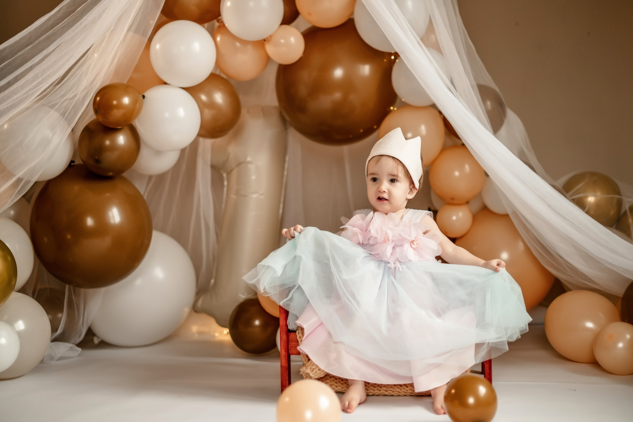 Годовасие с шариками. Фотограф Котова Валентина