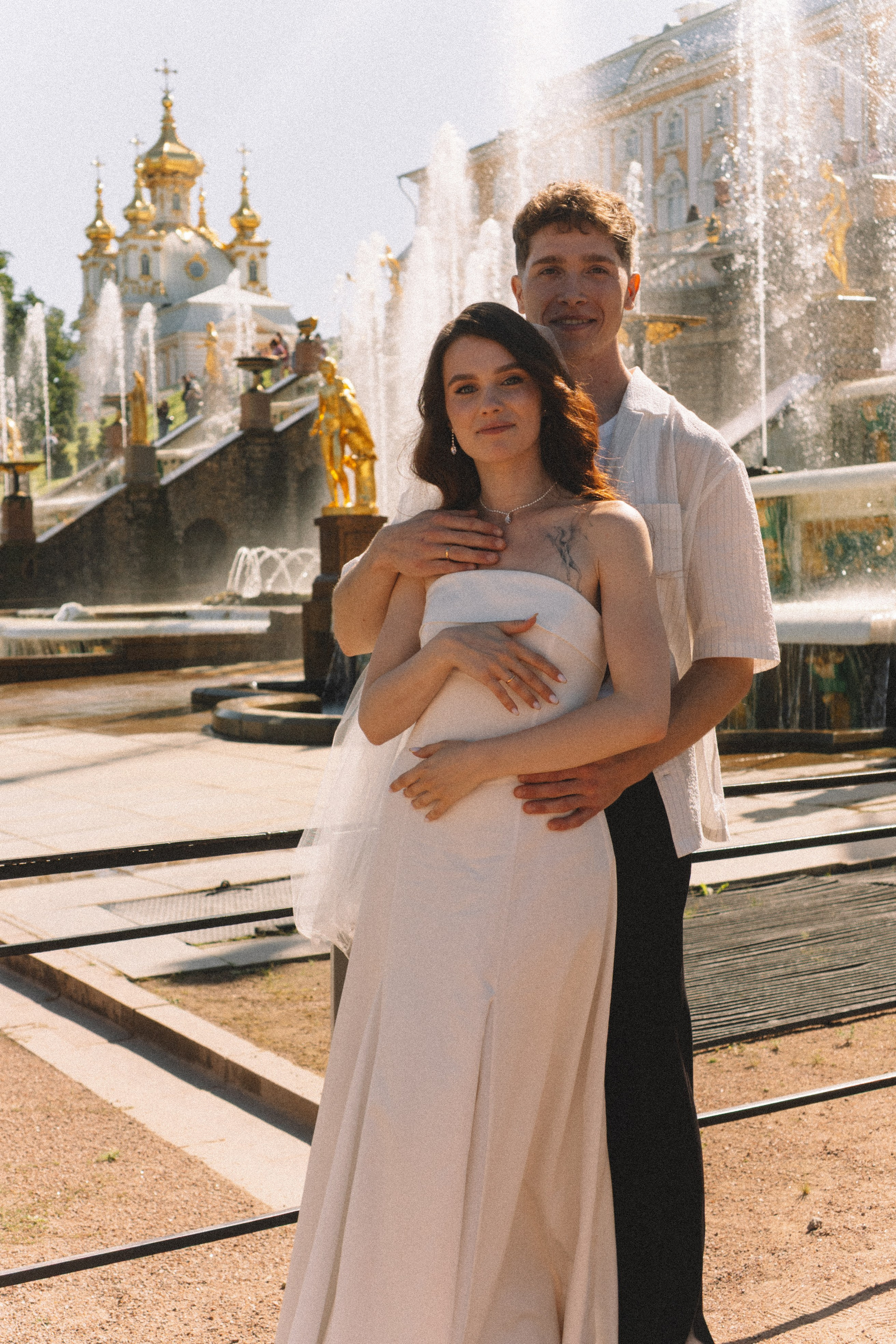 СВАДЕБНАЯ СЬЕМКА В ПЕТЕРГОФЕ И СЬЕМКА РЕПОРТАЖА В ЗАГСЕ ПЕТЕРГОФА. Профессиональный фотограф, Санкт-Петербург — Виктория Богомолова