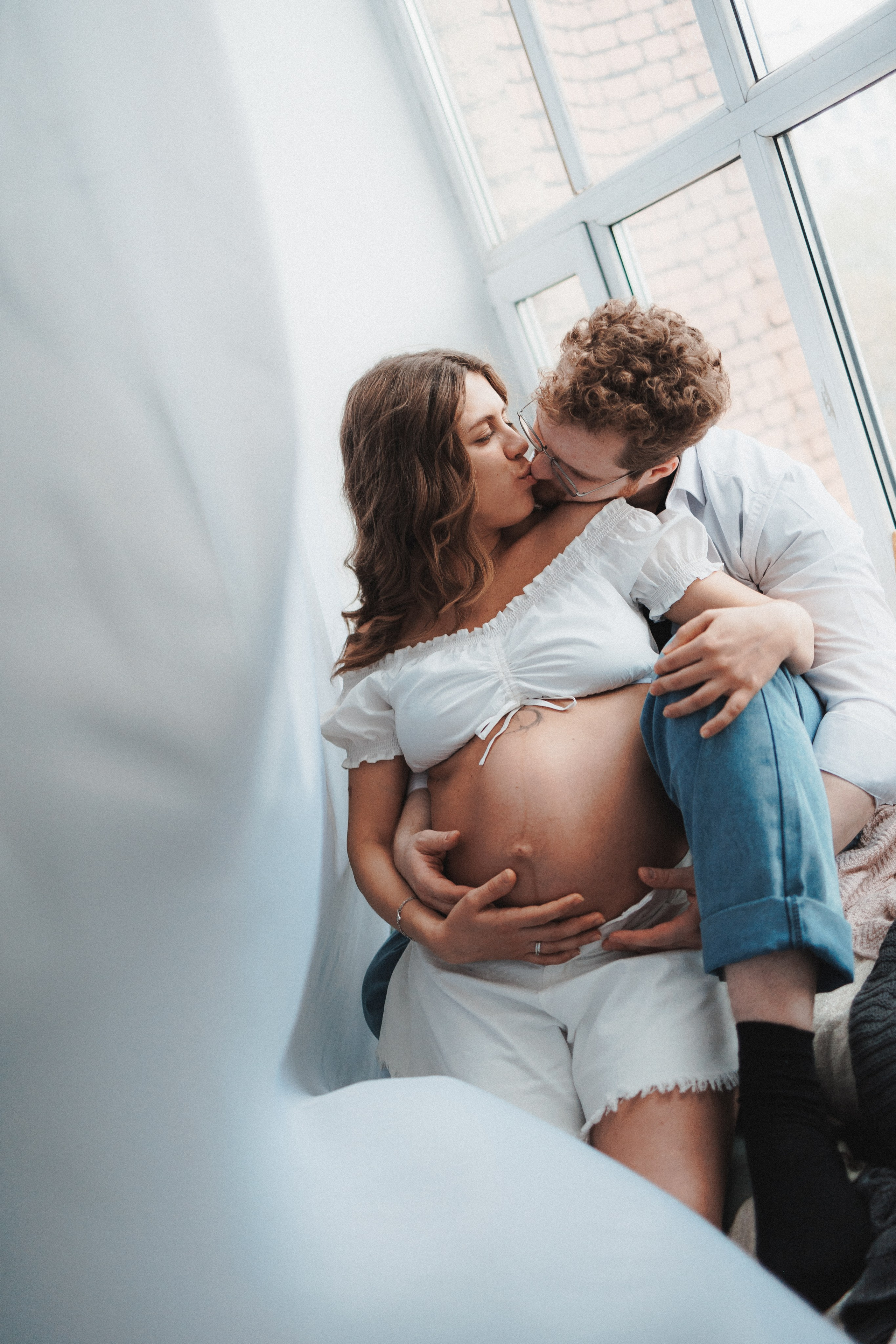 Любовь — это когда ты под сердцем носишь его ребенка. Фотограф Москва Светлана Кирюшина