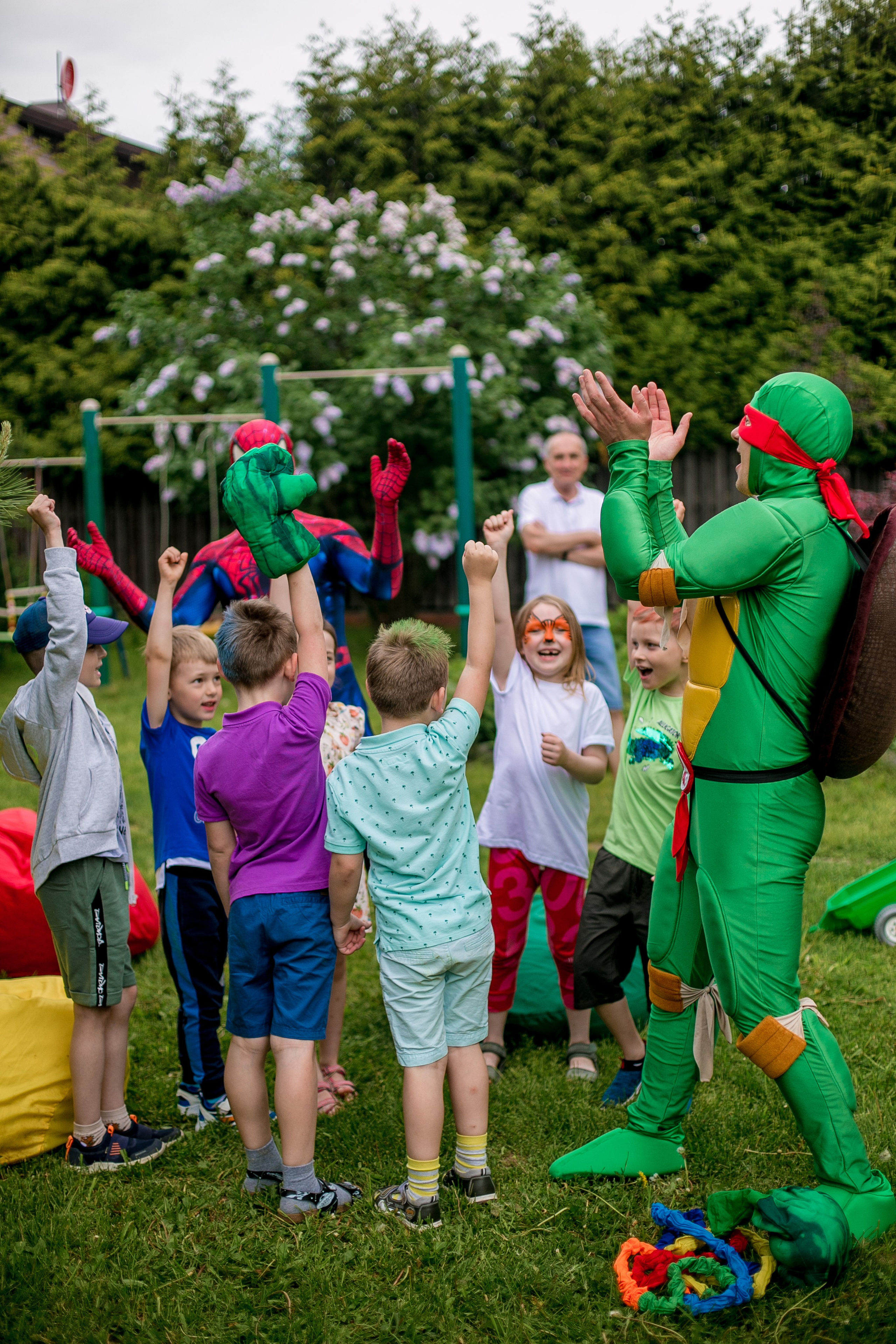 Фотосъемка детского Дня рождения на даче. Репортажный фотограф Борис Геер