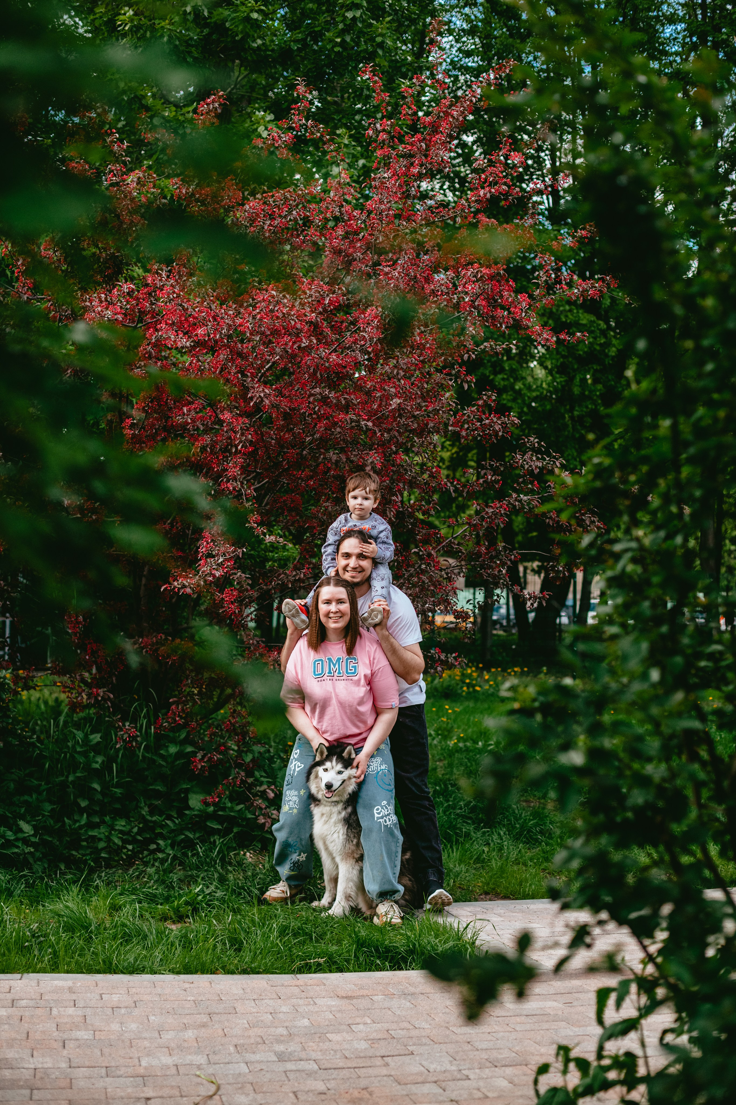 Семейная экспресс фотосессия в рамках фотодня. Фотограф-анималист Татьяна Степанова