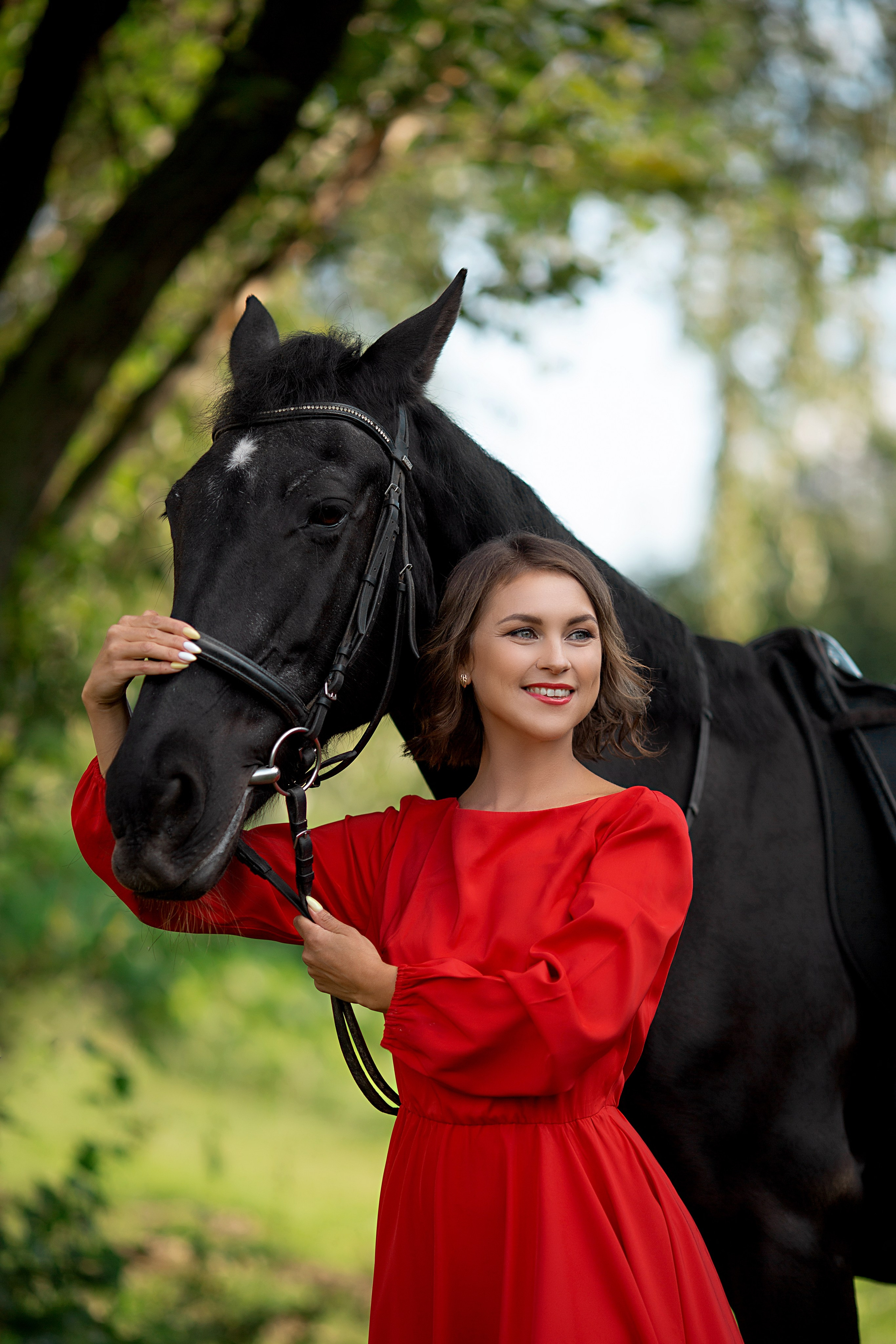Анна и Жасмин. Фотосессия с лошадьми в Нижнем Новгороде