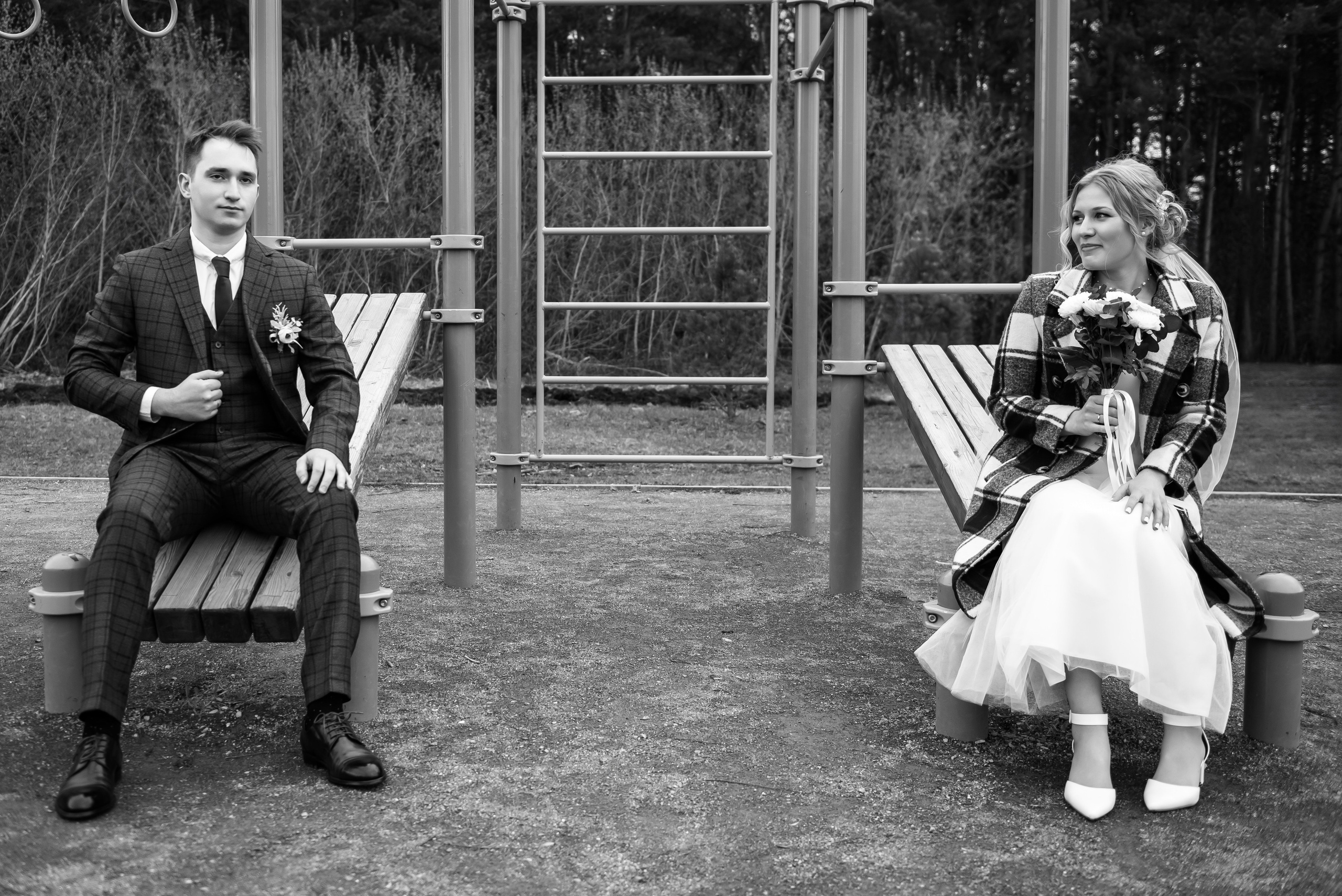 Свадебная фотосессия в рудничном загсе г. Кемерово