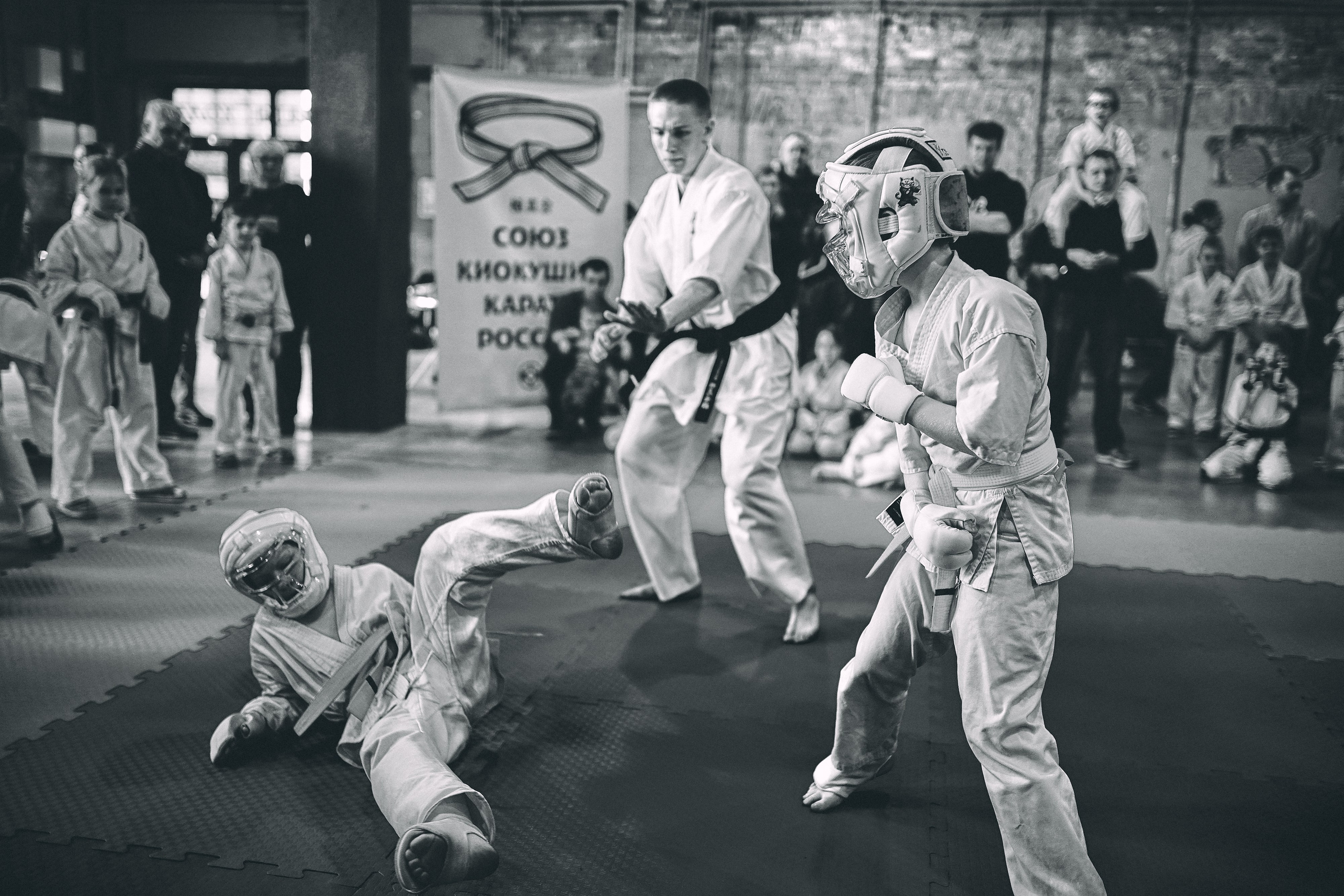 Репортаж детских соревнований киокушин каратэ