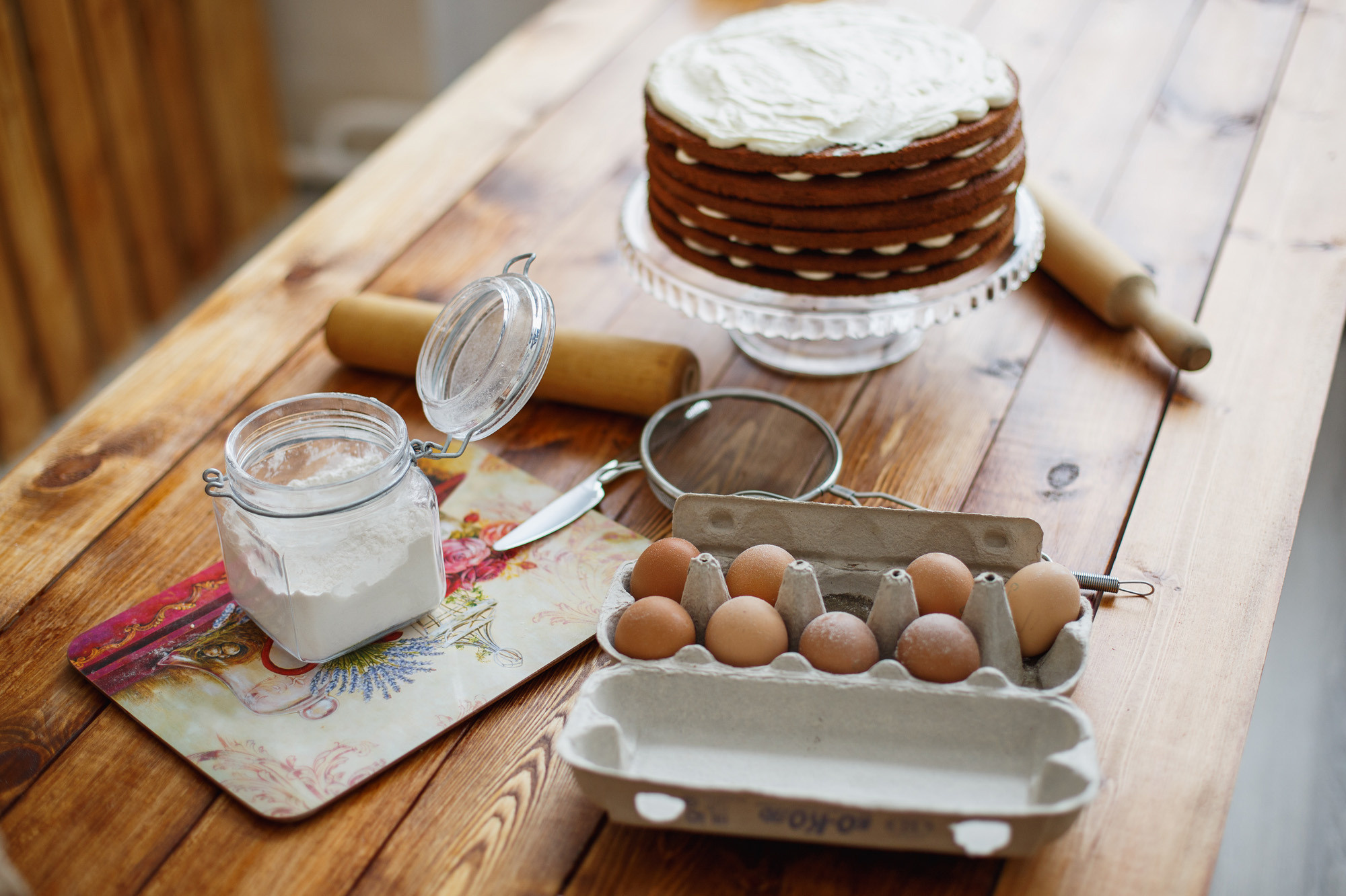 Катин торт. Катя и Лёша 2016. Беременная домашняя съемка. Фотограф городских и семейных событий Артем Карпухин