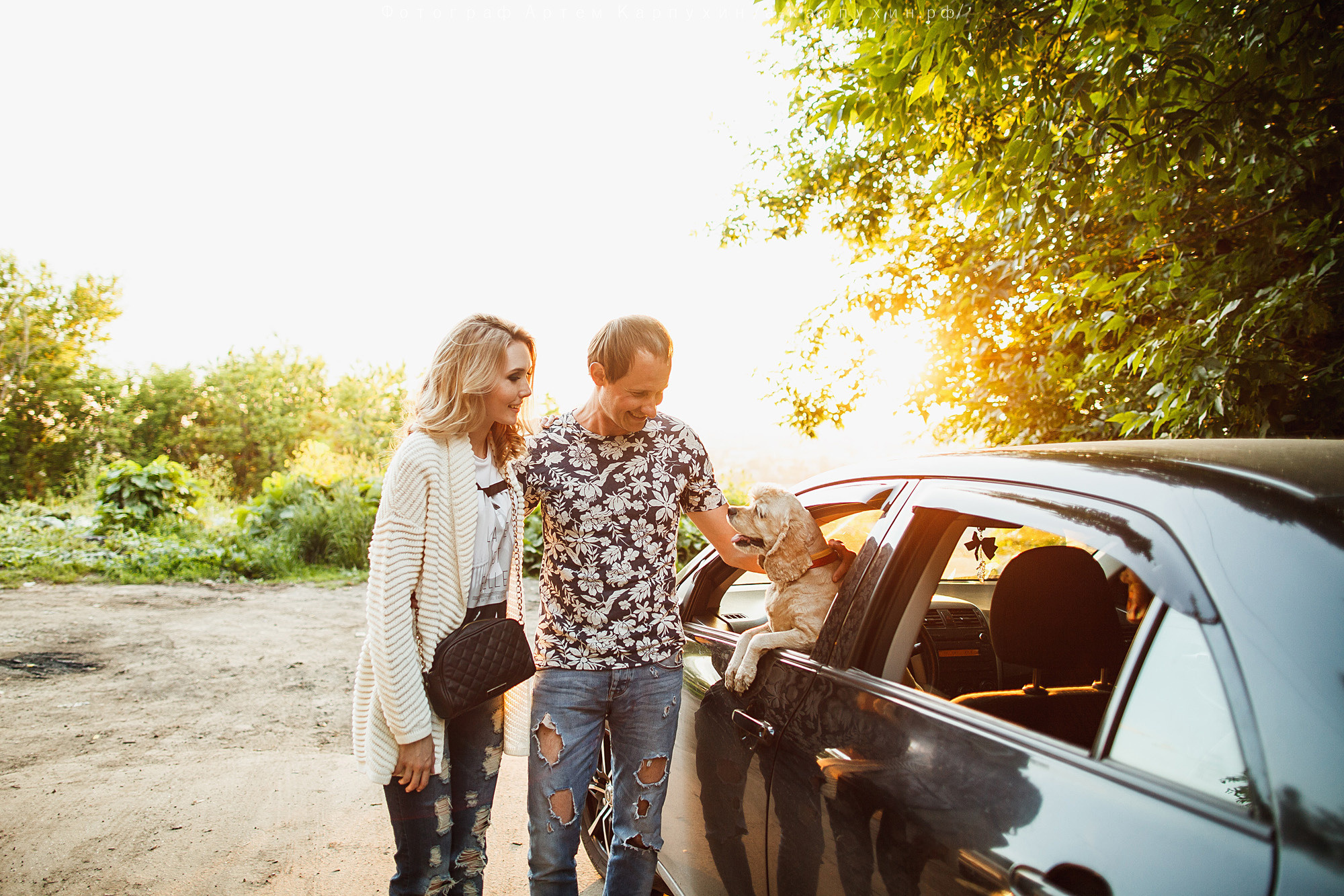 Город, собака, любовь. Прогулка Димы, Кати и Гранта. Фотограф городских и семейных событий Артем Карпухин