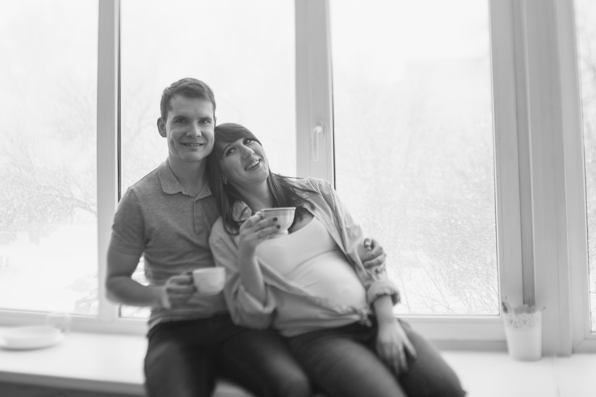 Катин торт. Катя и Лёша 2016. Беременная домашняя съемка. Фотограф городских и семейных событий Артем Карпухин