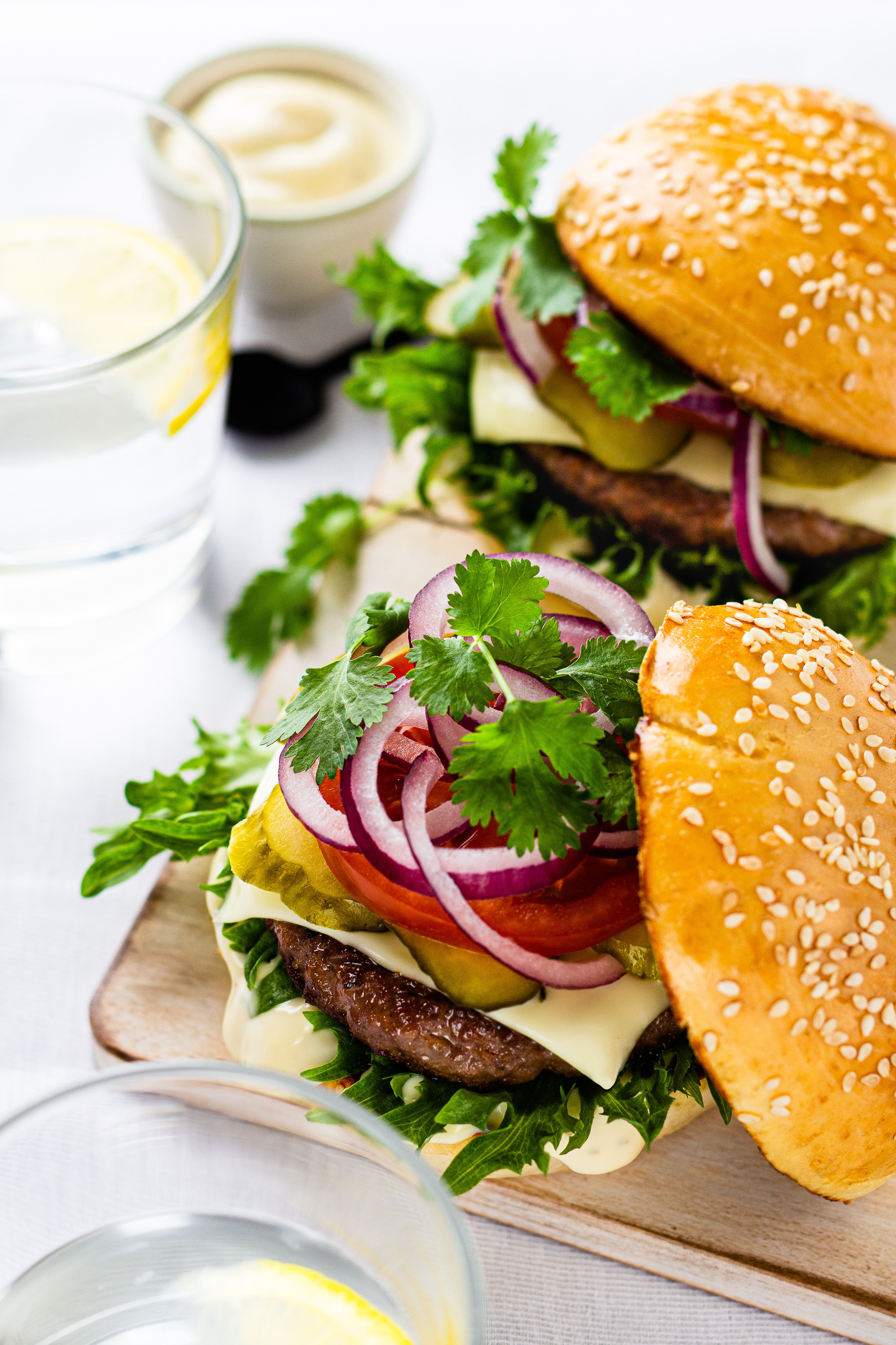 домашние бургеры, бургеры фудстайлинг