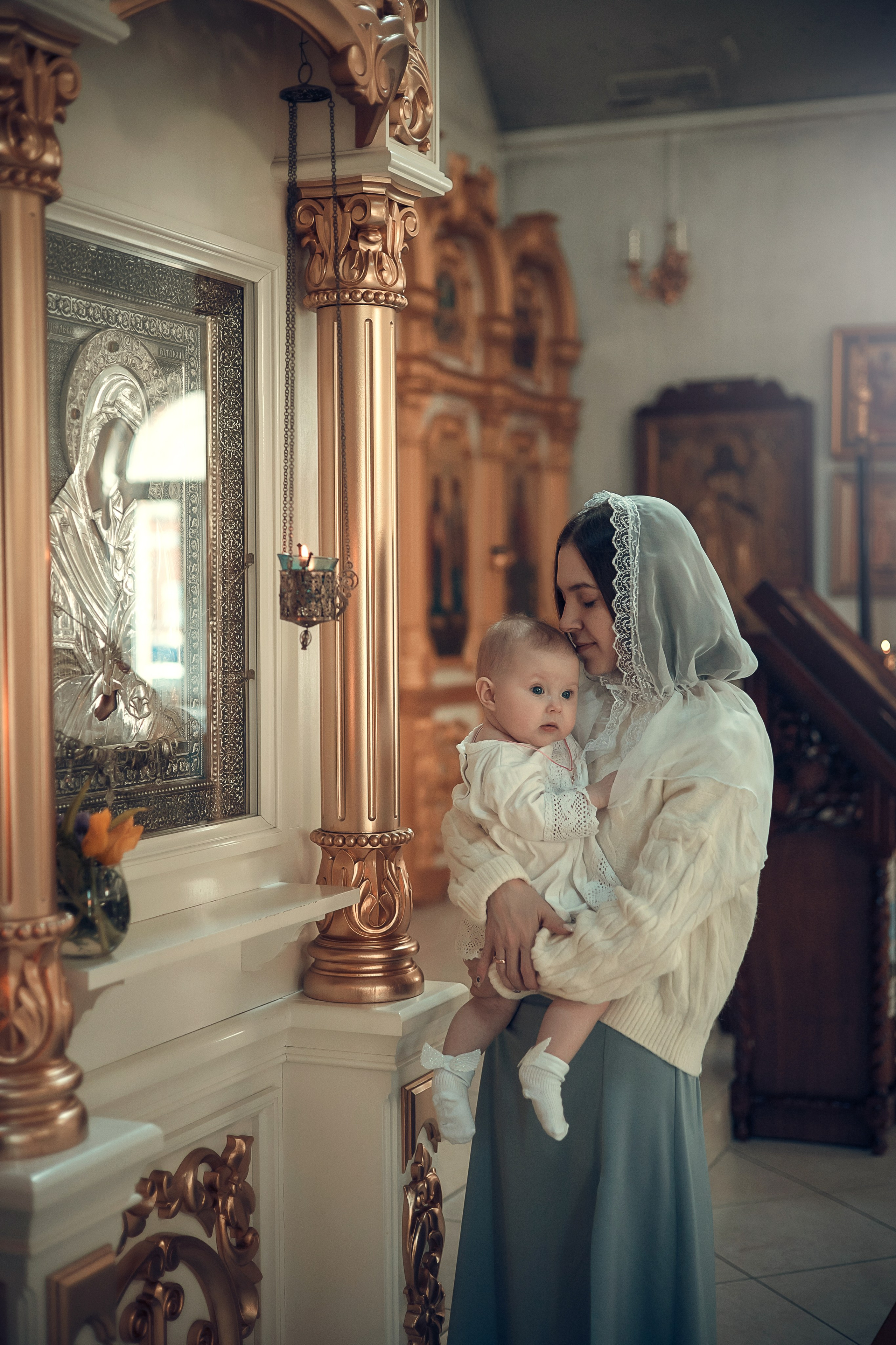 Крещение малышки. Семейный и детский фотограф в Ярославле Виктория Макаренко
