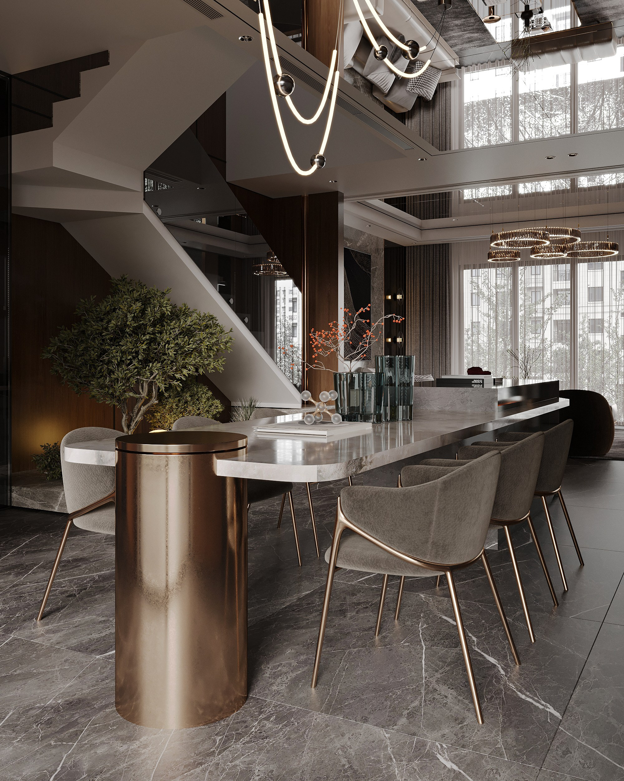 Базовые интерьеры для предметной визуализации. Королёва Анастасия | 3D визуализатор