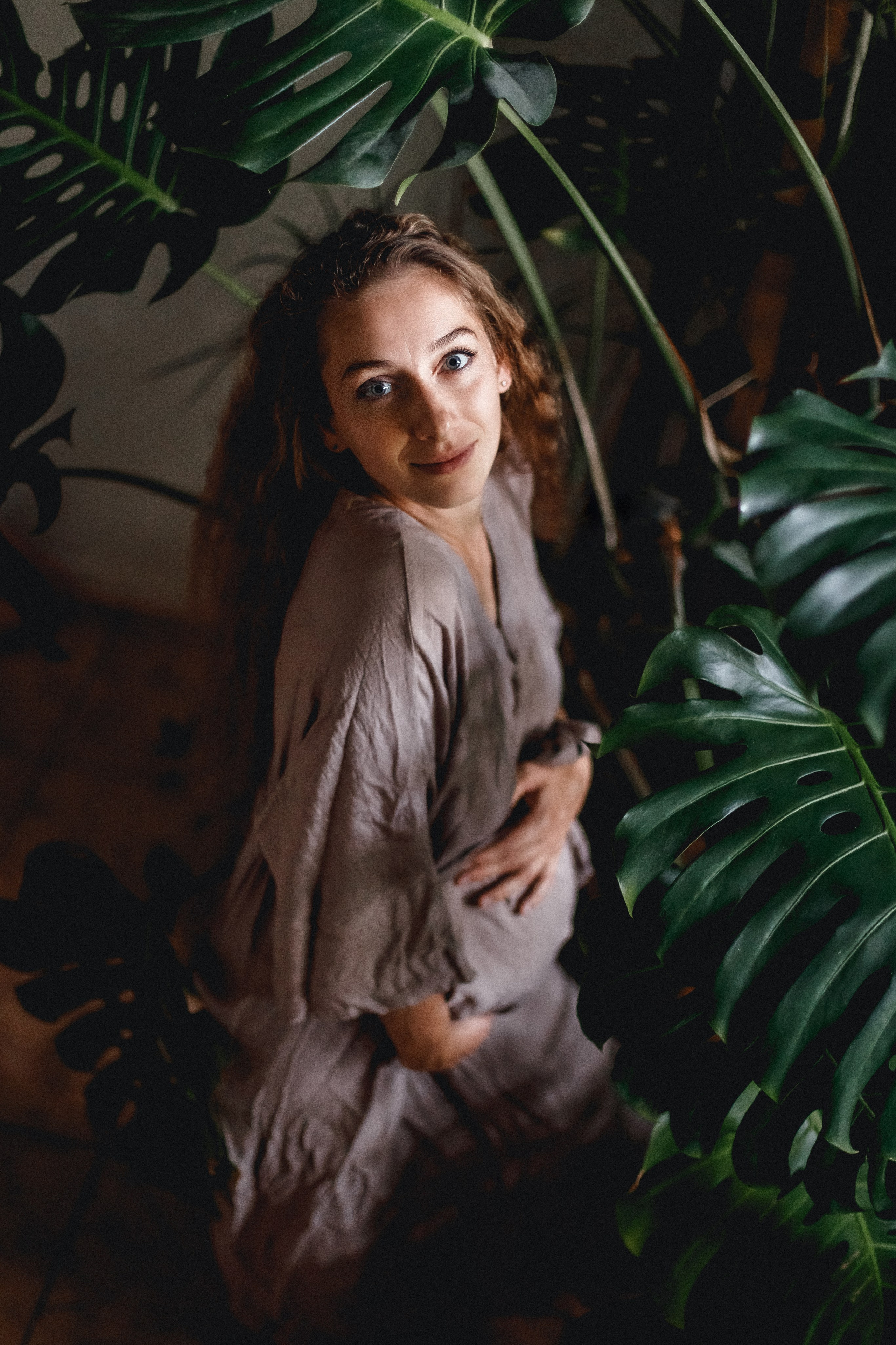 Настя и дочери. Домашняя съёмка. Фотограф в Москве Базанова Дарья