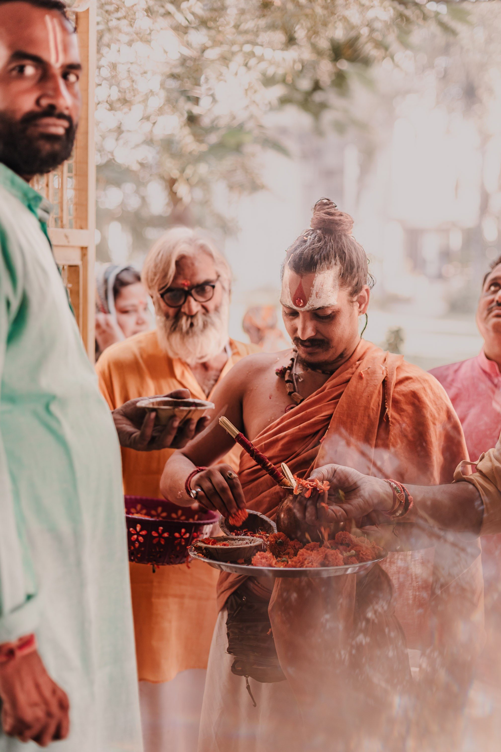 Lakshmi pooja in India. Mariam Bagdasaryan