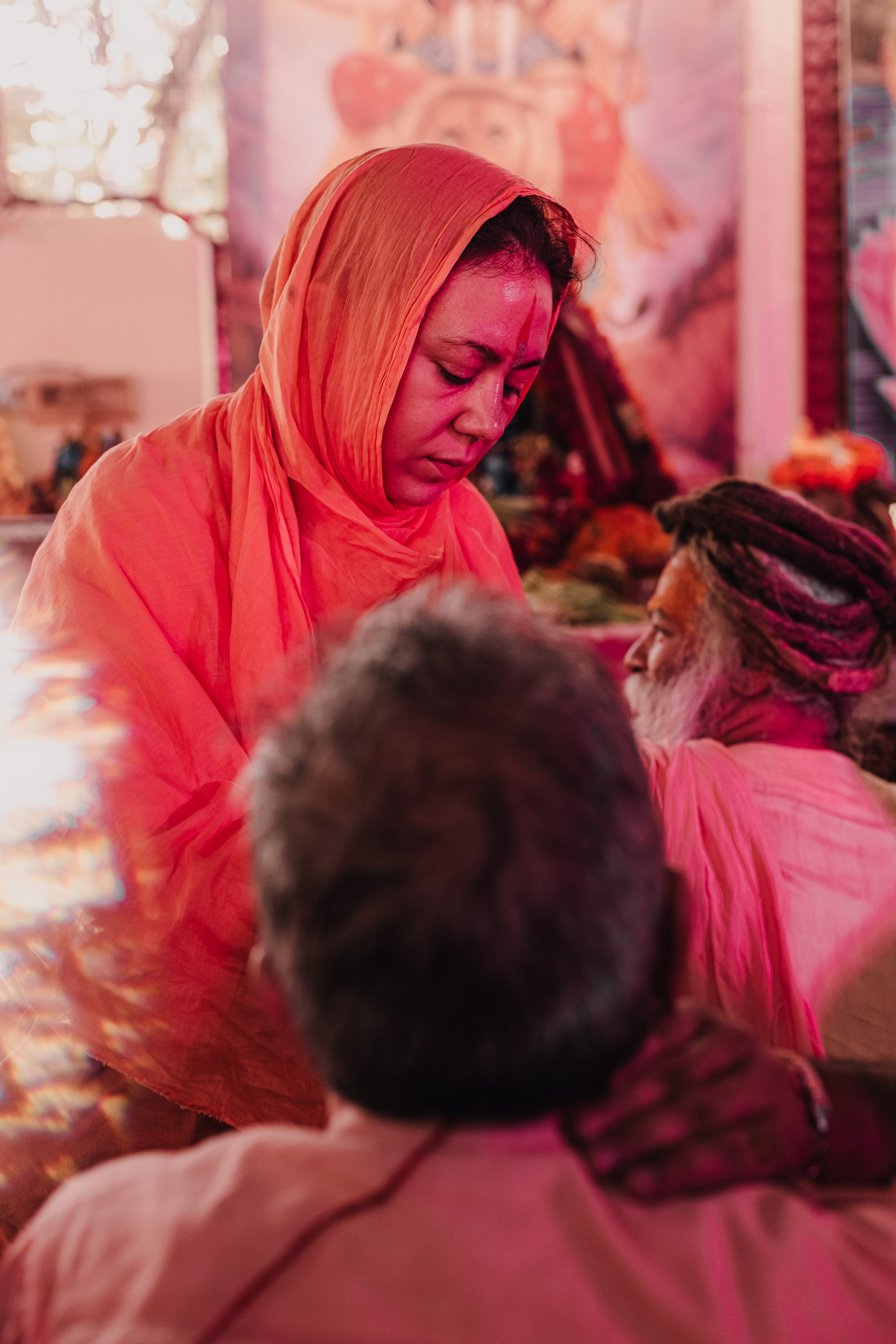Navaratri yajna at Devraha Baba Ji ashram. Мариам Багдасарян
