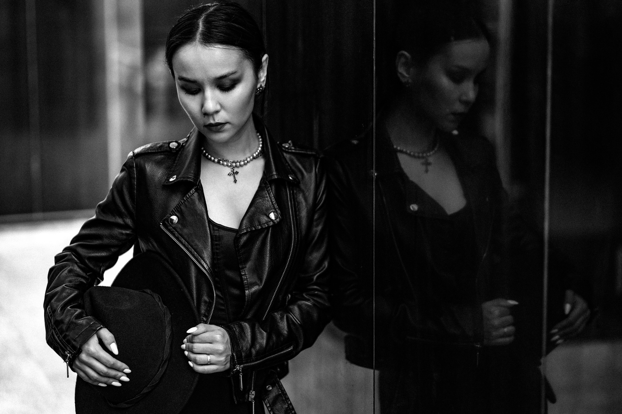 Татьяна в чёрно-белых тонах. Фотограф Андрей Серенков