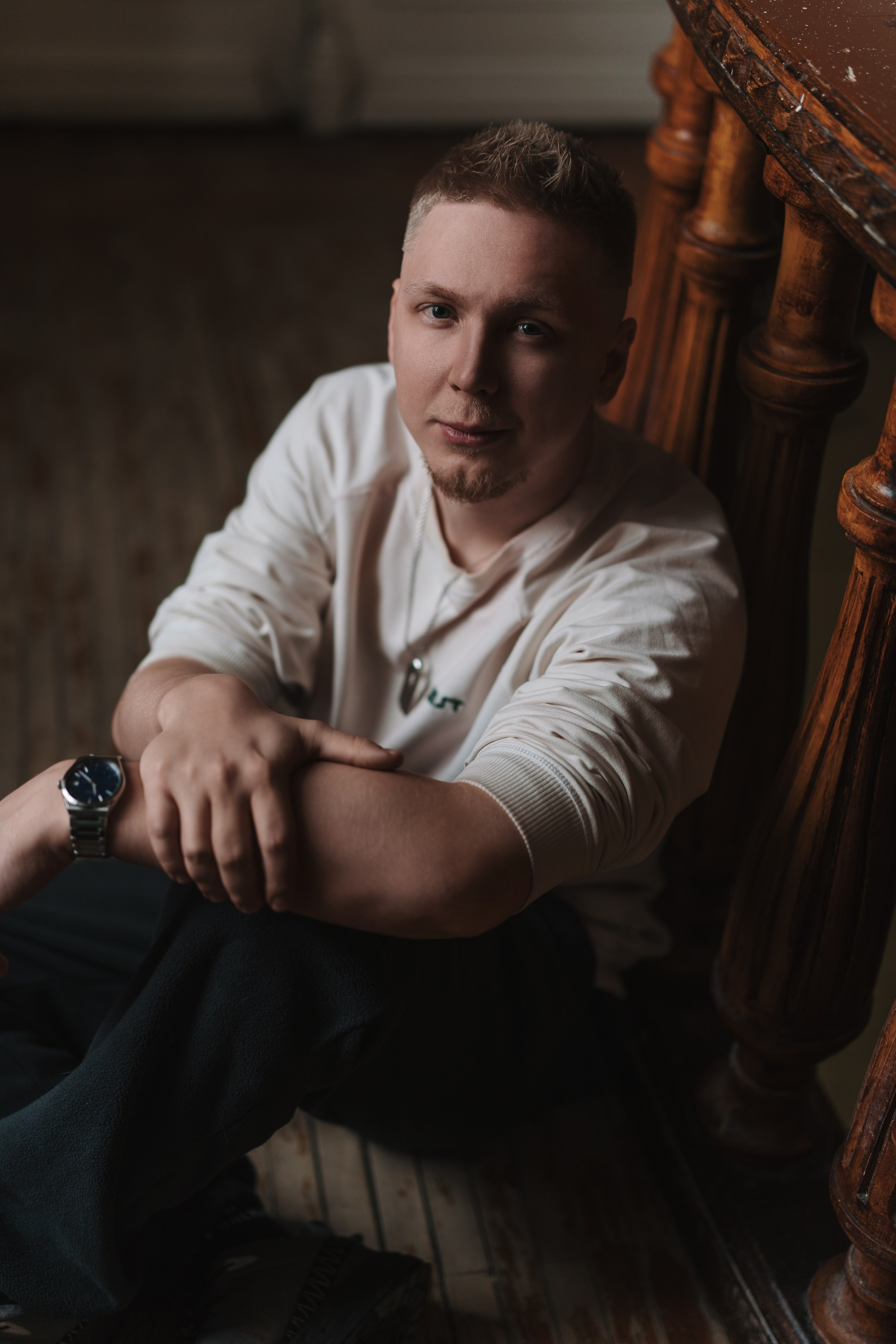 Промо-съёмка для ведущего Максима Лупанова — образ для новогоднего сезона