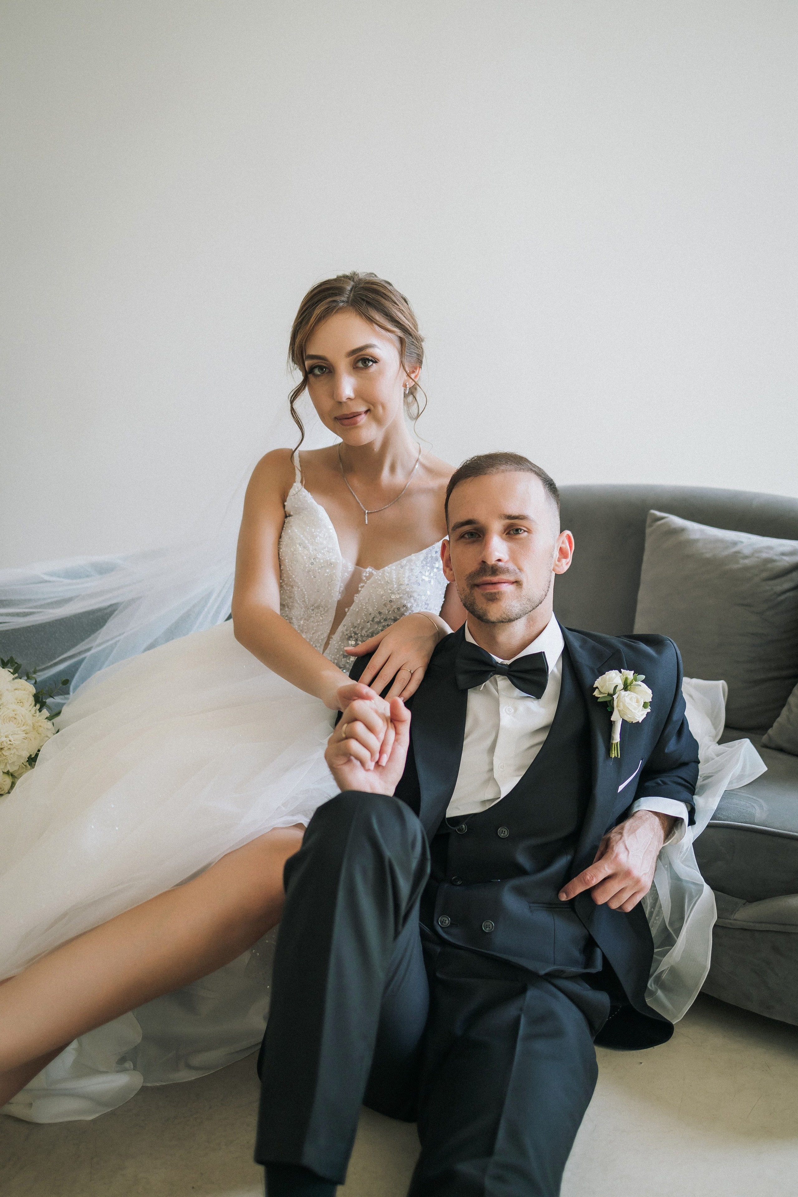 Свадебная прогулка Екатерины и Евгения. Свадебная фотография. Арина Рубах