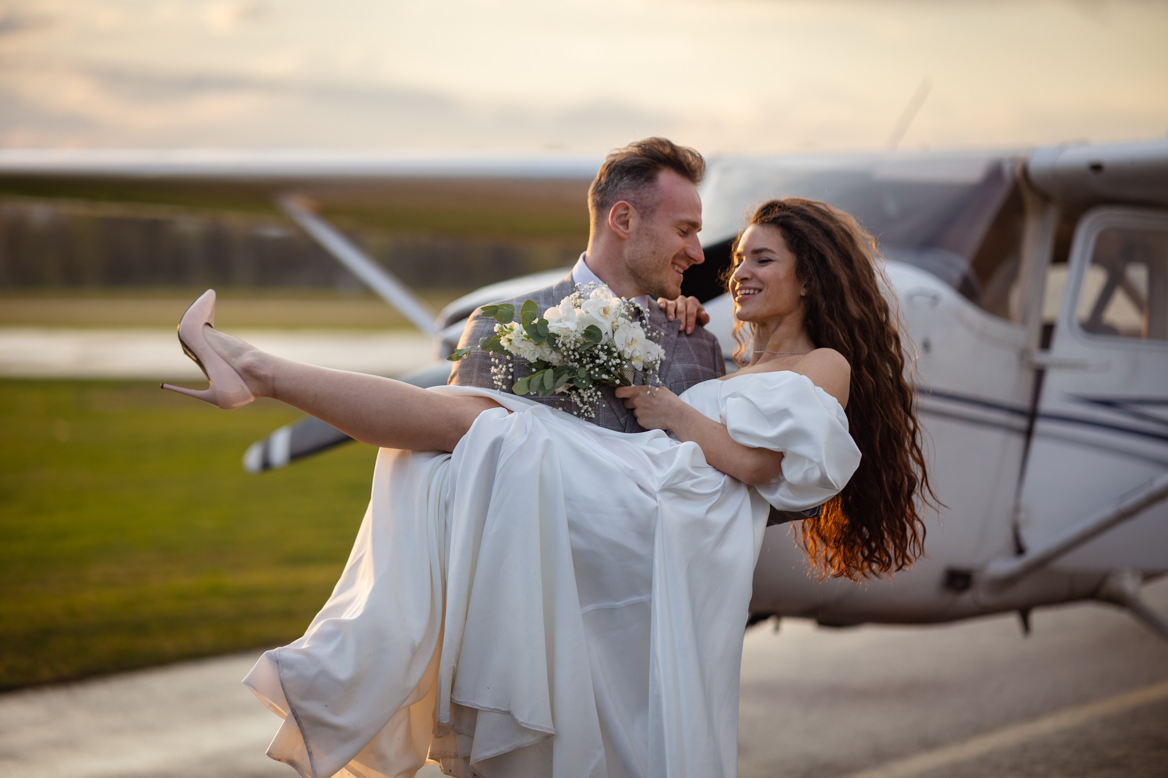 Аэродром. Свадебный фотограф в Москве