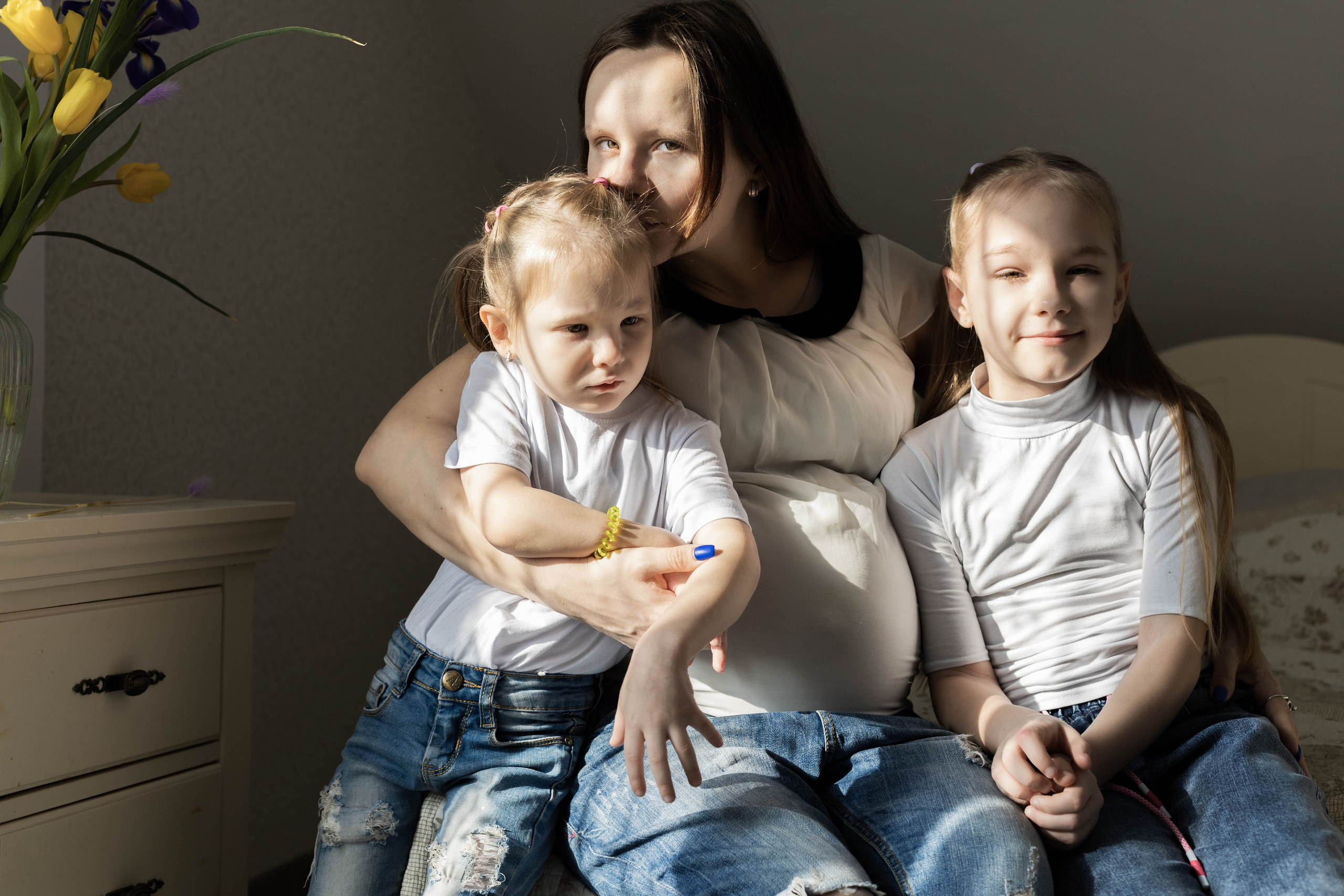 Оля и дочки. Ольга SHREIBICUS — Фотография беременности и новорожденных Оренбург