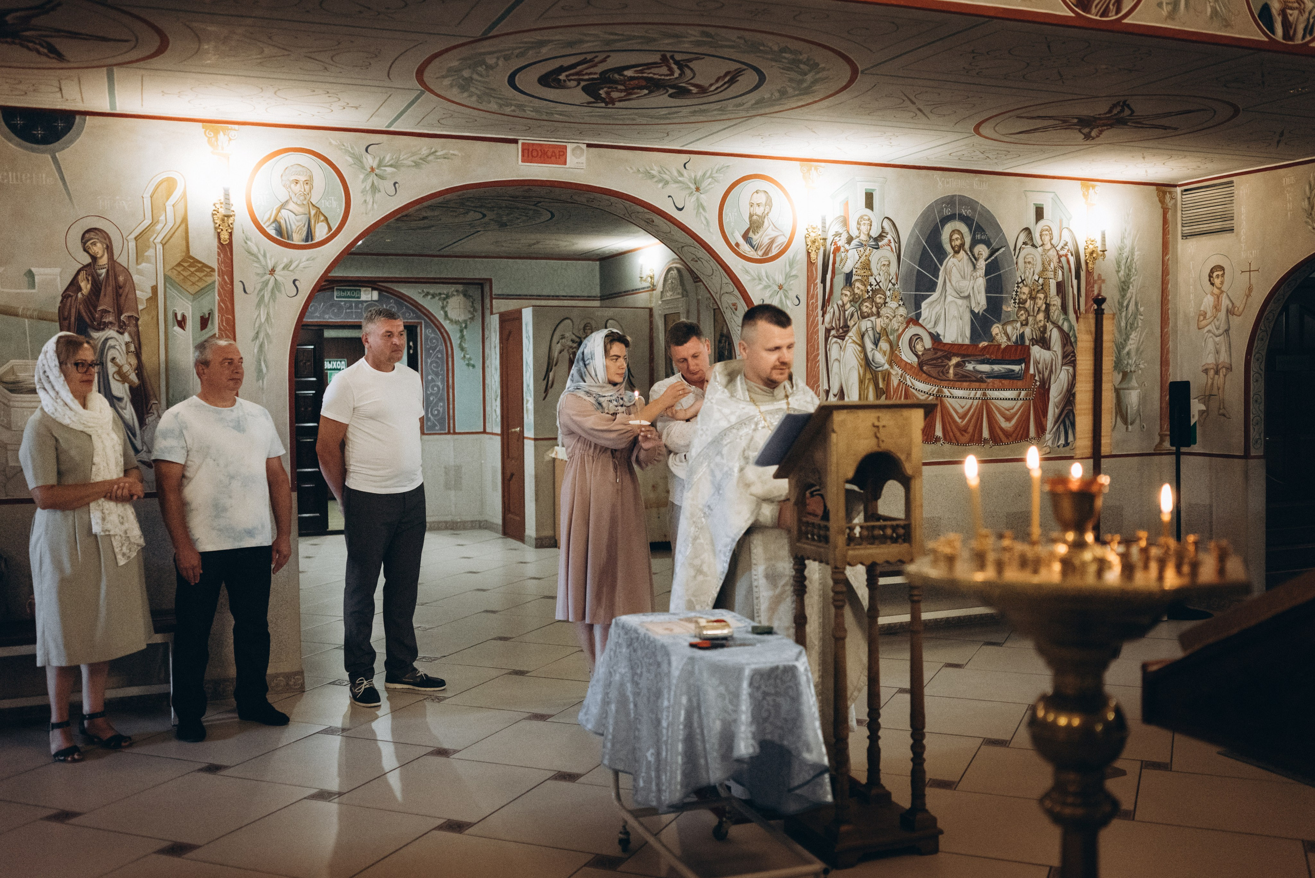 Крещение Василины (Храм Праведной Софии Слуцкой). Семейный фотограф в Минске Дарья Дреко