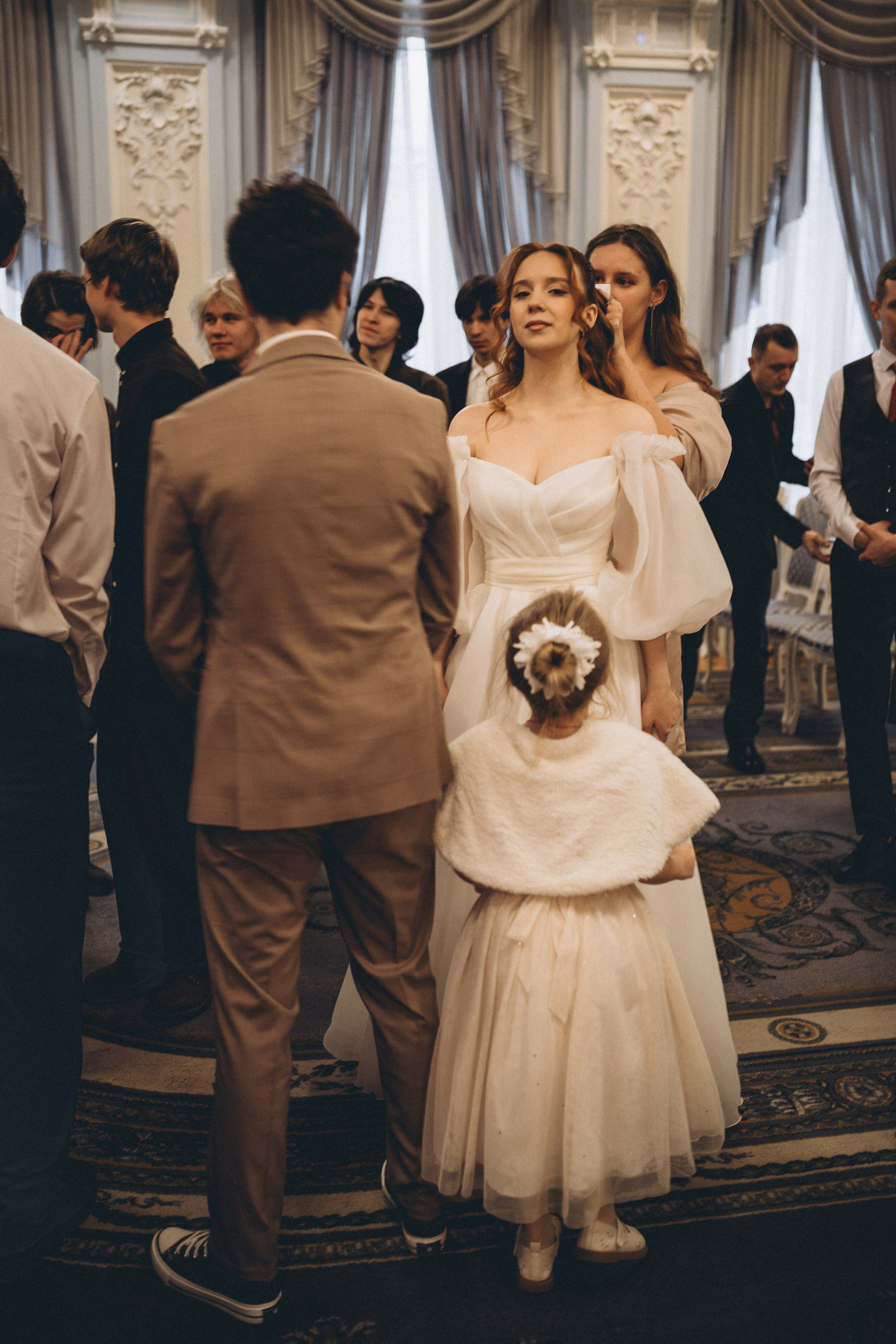 СВАДЕБНАЯ СЬЕМКА ВО ВТОРОМ ДВОРЦЕ С ГОСТЯМИ И ПРОГУЛКА В ТАВРИЧЕСКОМ САДУ. Профессиональный фотограф, Санкт-Петербург — Виктория Богомолова