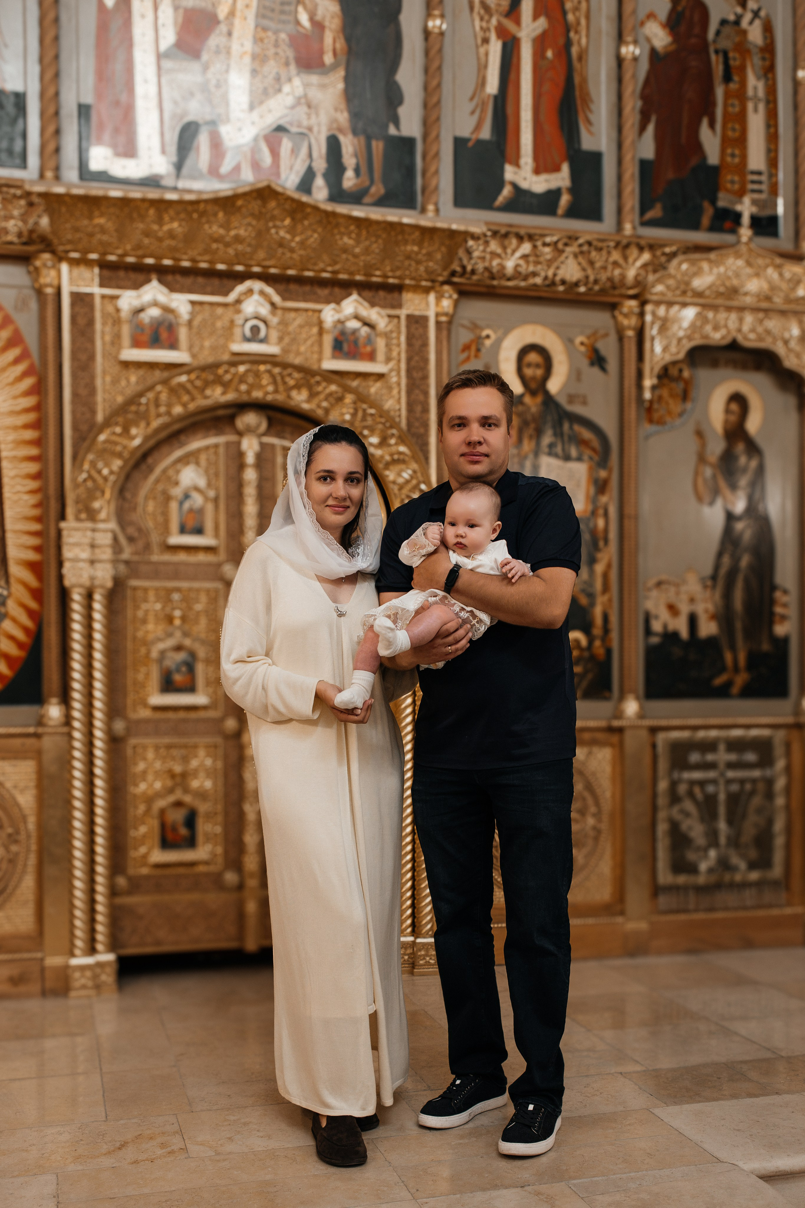 Крещение Анны. Семейный фотограф в Москве Алина Киблина