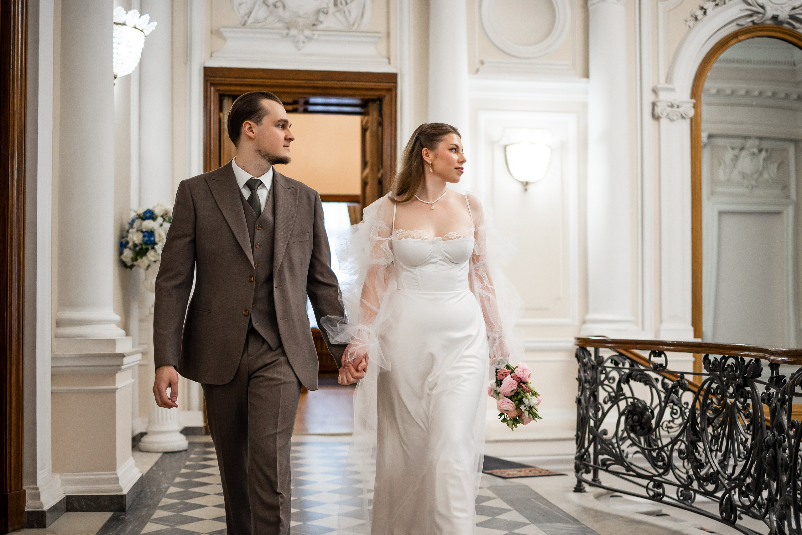 АКАДЕМИЯ ОСОБНЯК ШУВАЛОВА. Свадебный фотограф Санкт-Петербург Катерина Ширяева