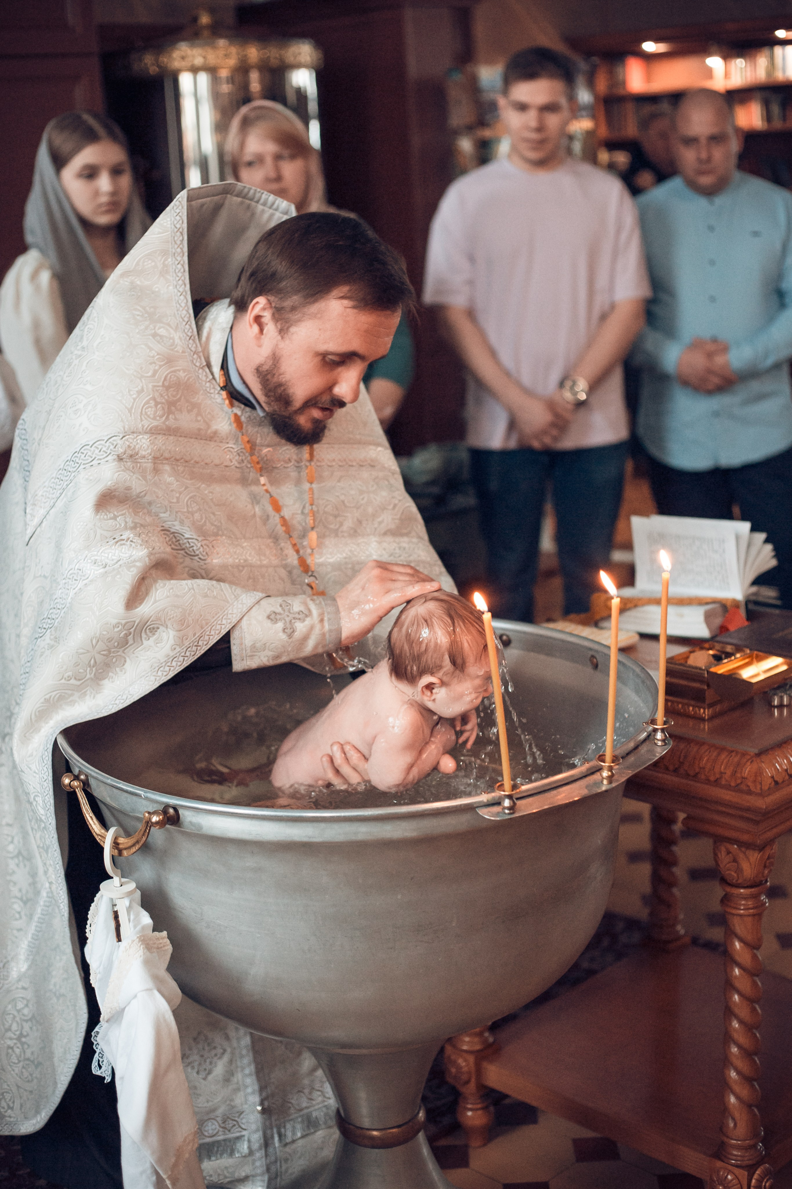 Съёмка крещения в Калуге