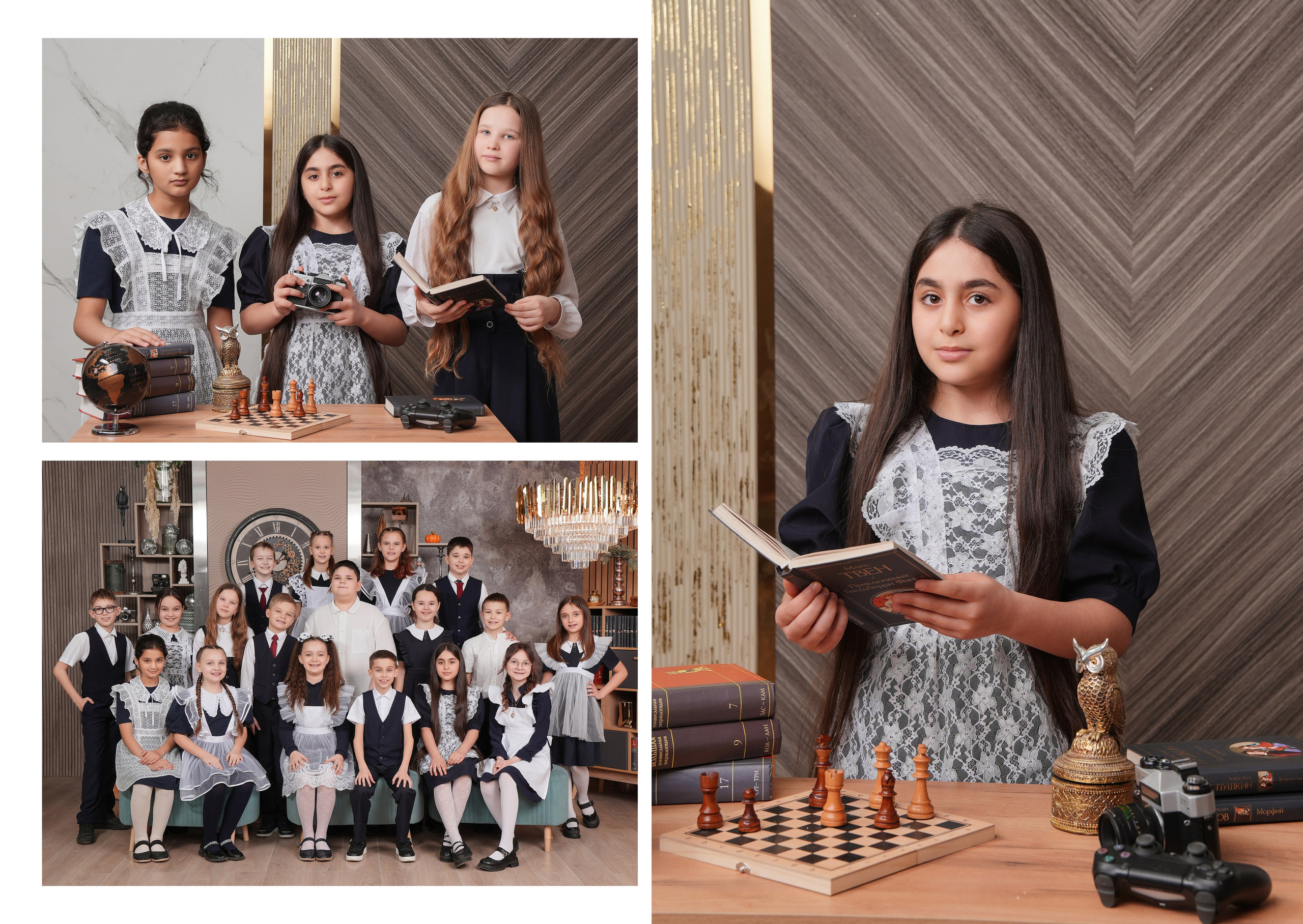 ШКОЛА 58 4 В. Красивый выпускной альбом в Краснодаре