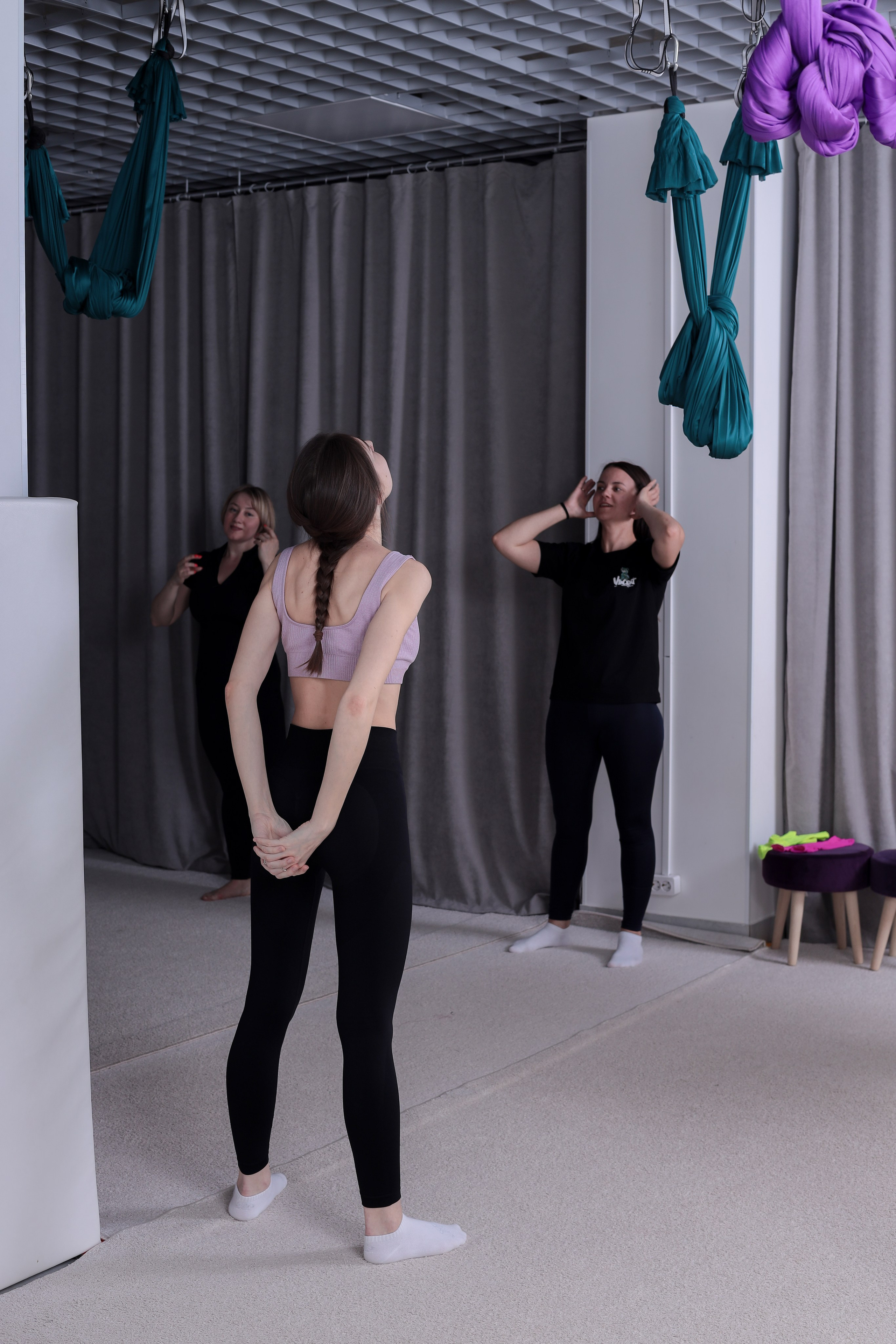 Арт-терапия + аэройога. Фотограф Надршина Лилия