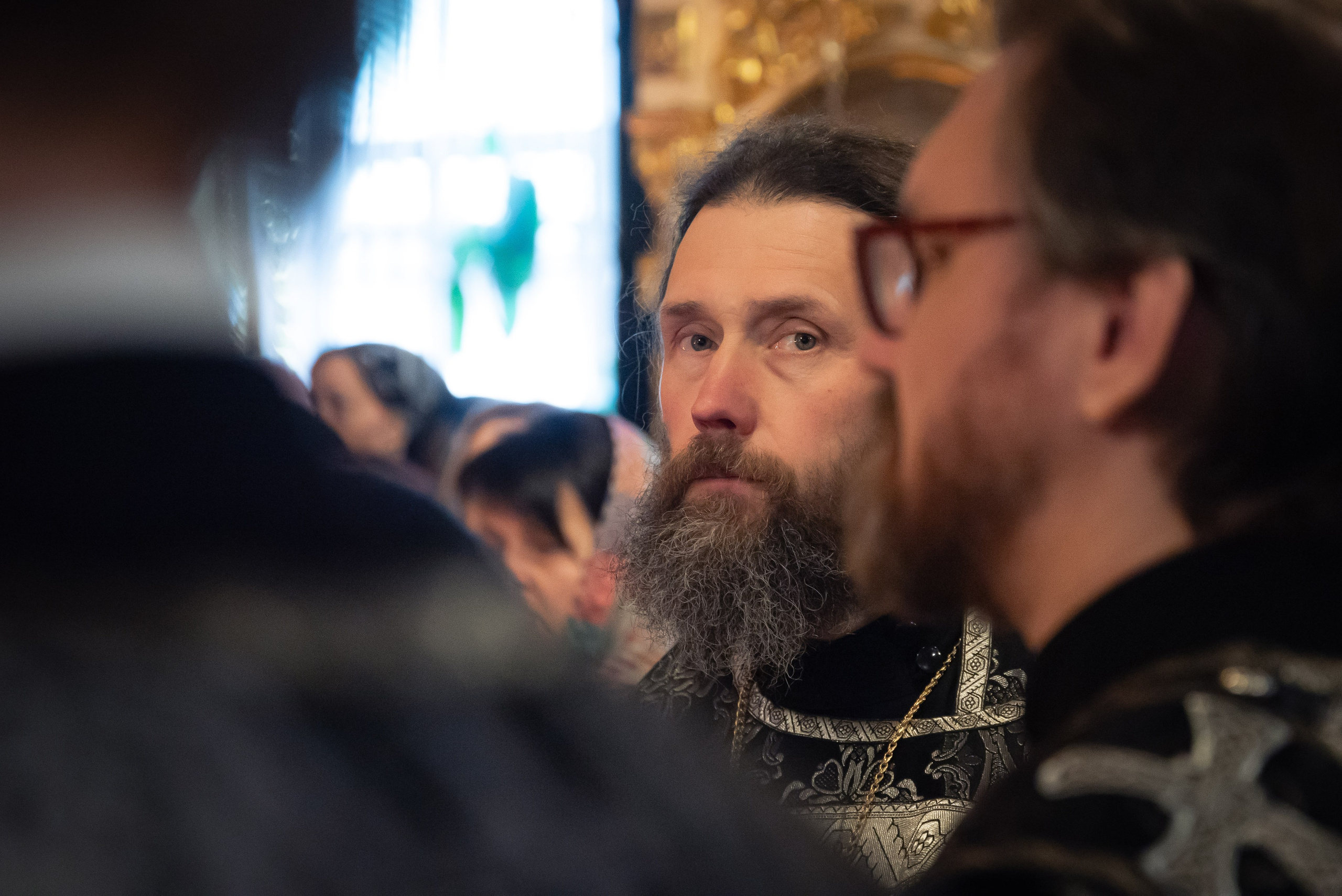 Богородский храм. Вынос Плащаницы. Антон и Татьяна Денисенко — В храме