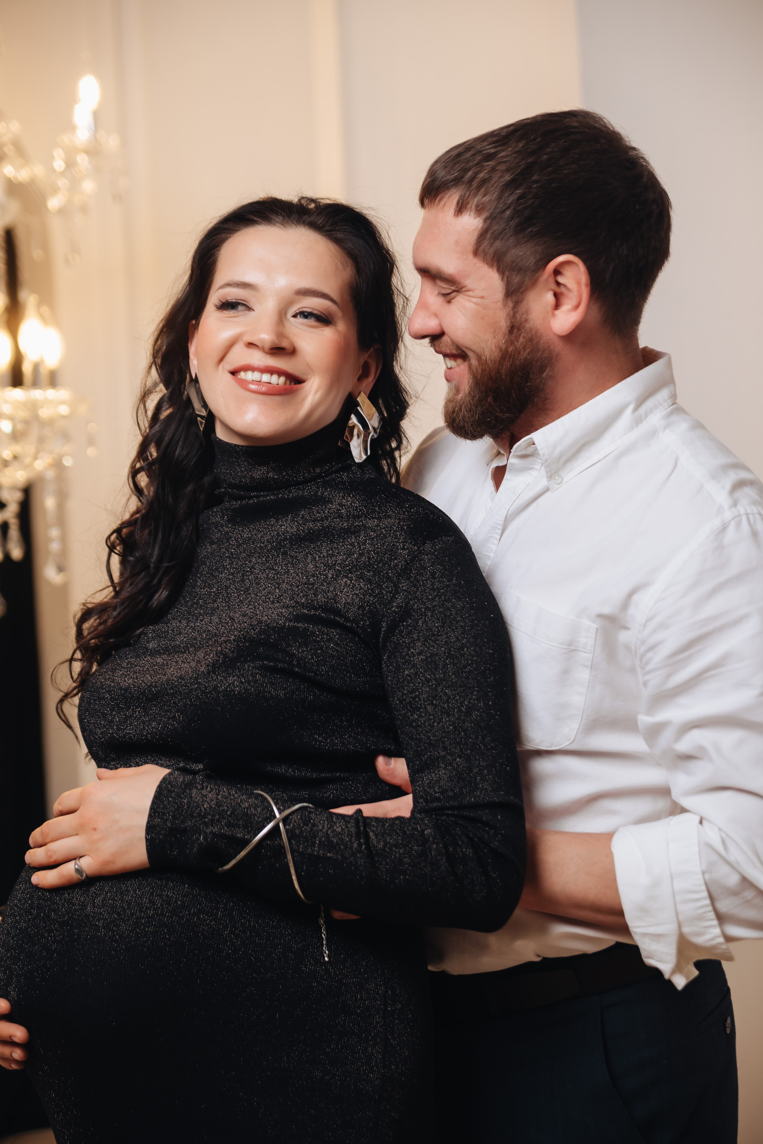 Фотосессия «В ожидании чуда» в студии в Екатеринбурге. Свадебный, семейный фотограф, контент съёмка. Екатеринбург. Елена Граф