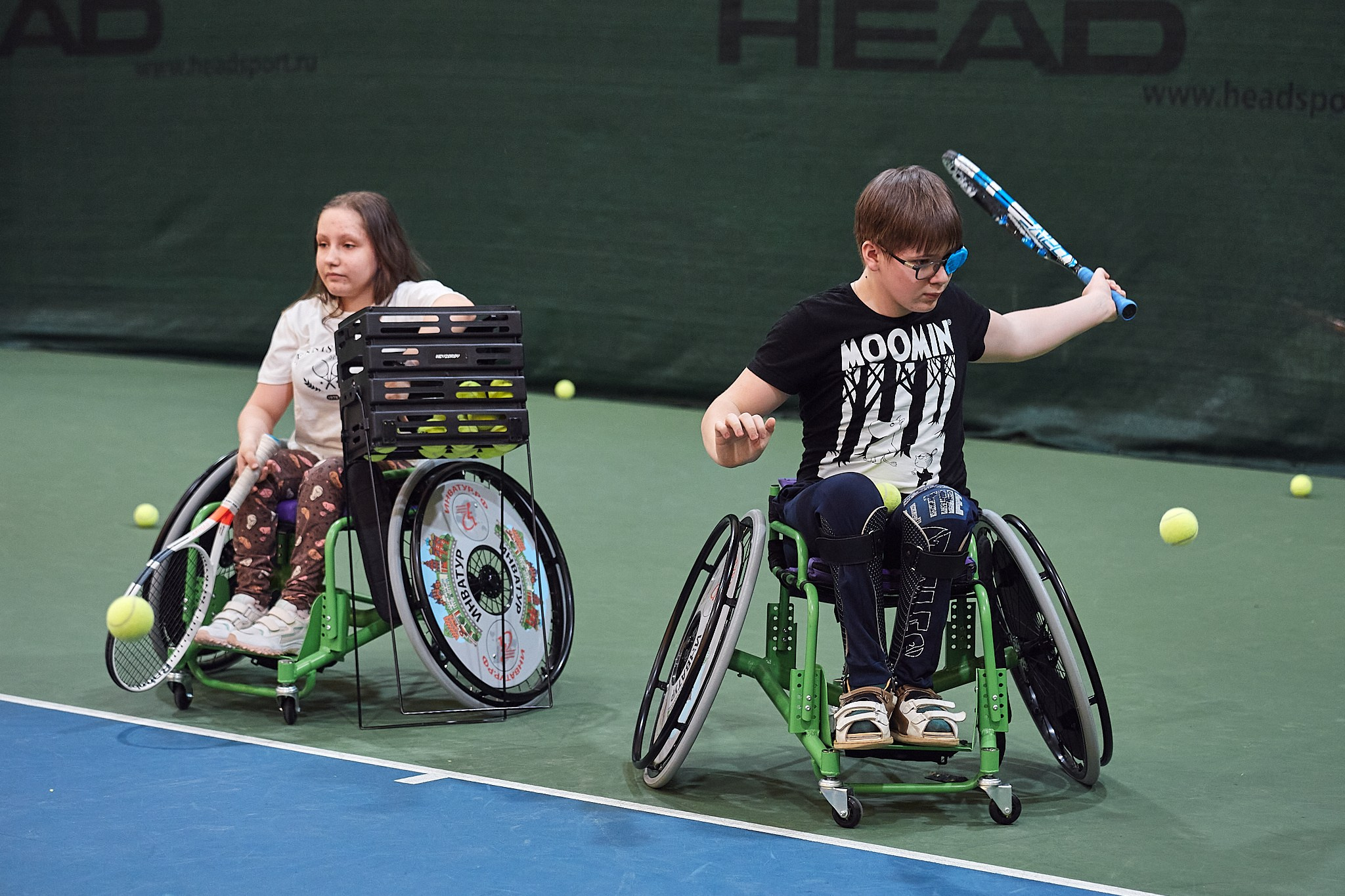 Тренировка теннис на колясках / АНО «Второе дыхание». Антон Артюшин, портретный фотограф. Москва