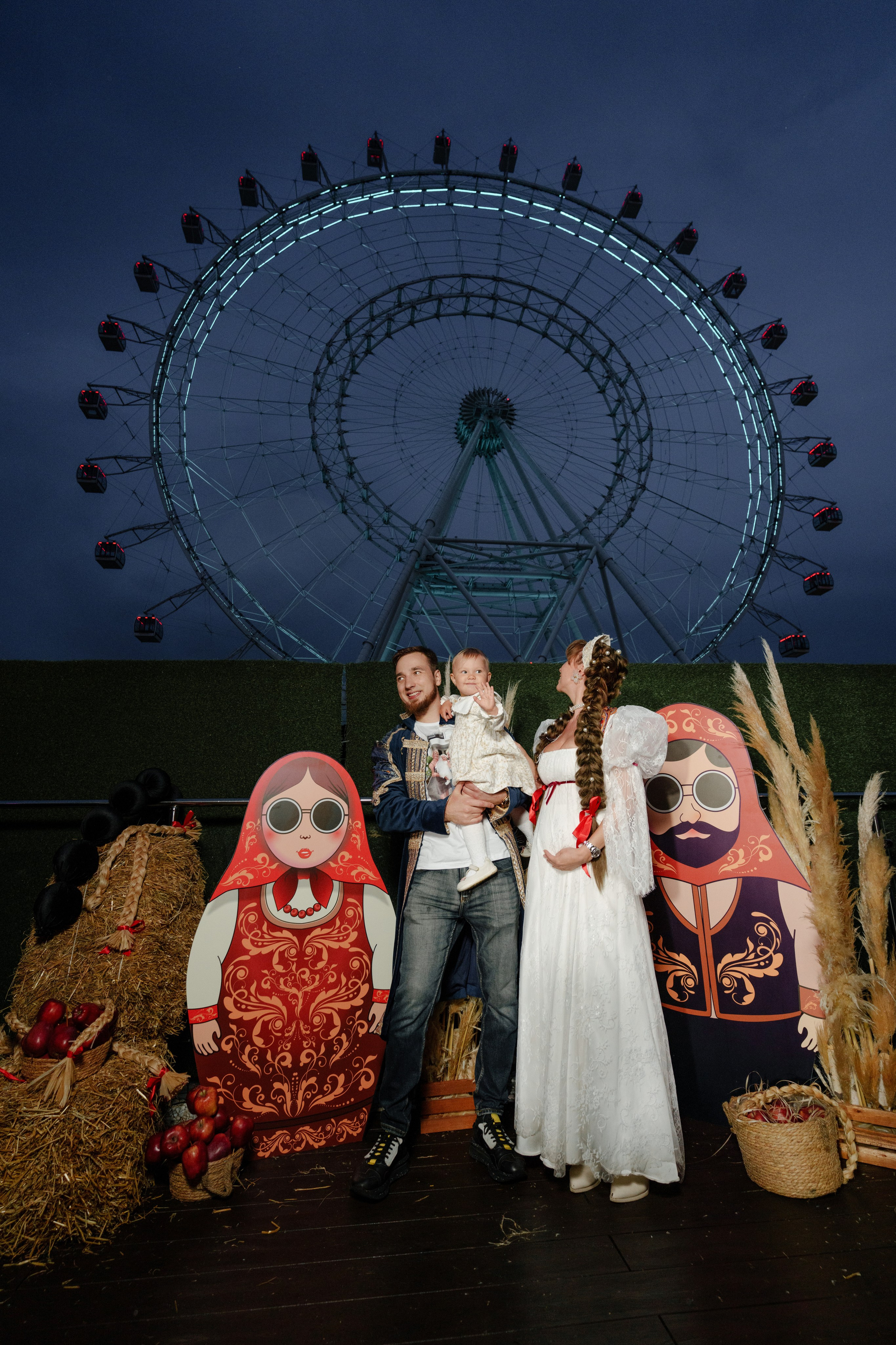 Репортажный фотограф на гендер пати в славянском стиле в Москве. Репортажный фотограф Москва Сергей Дружинин