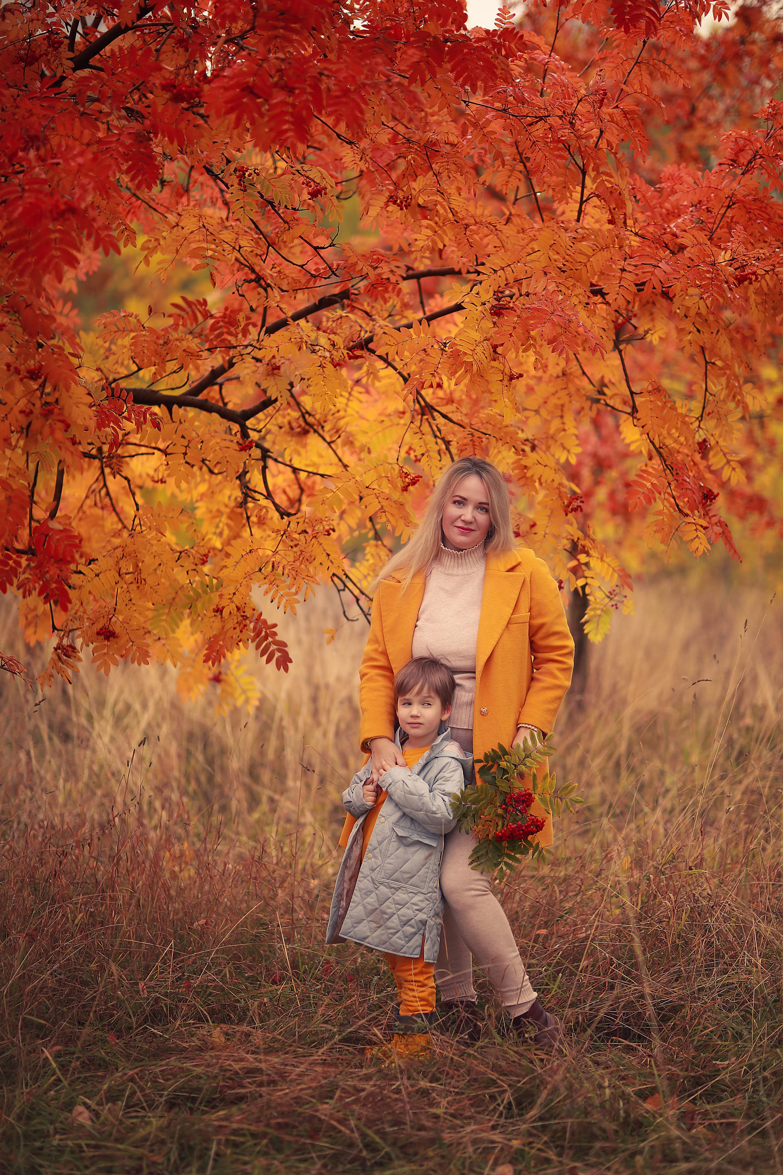 Краски осени. Фотограф Юлия Рязанова Москва семейный и детский