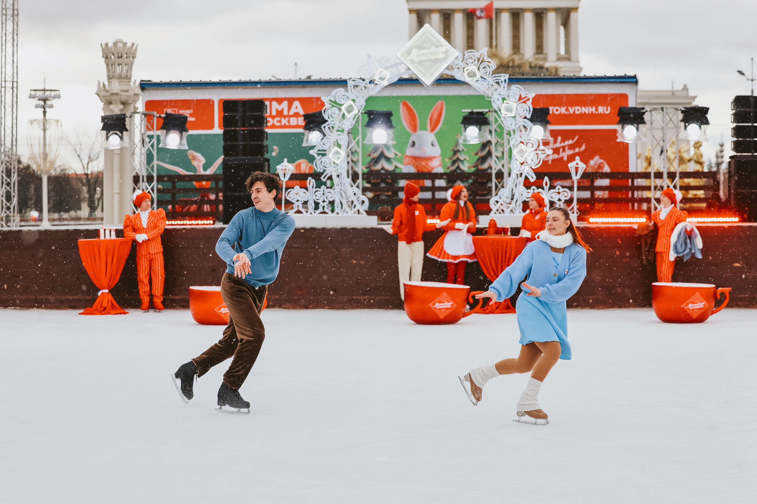 Ледовое шоу ВДНХ проект Московское чаепитие. Фотограф и видеограф Анна Домашенко