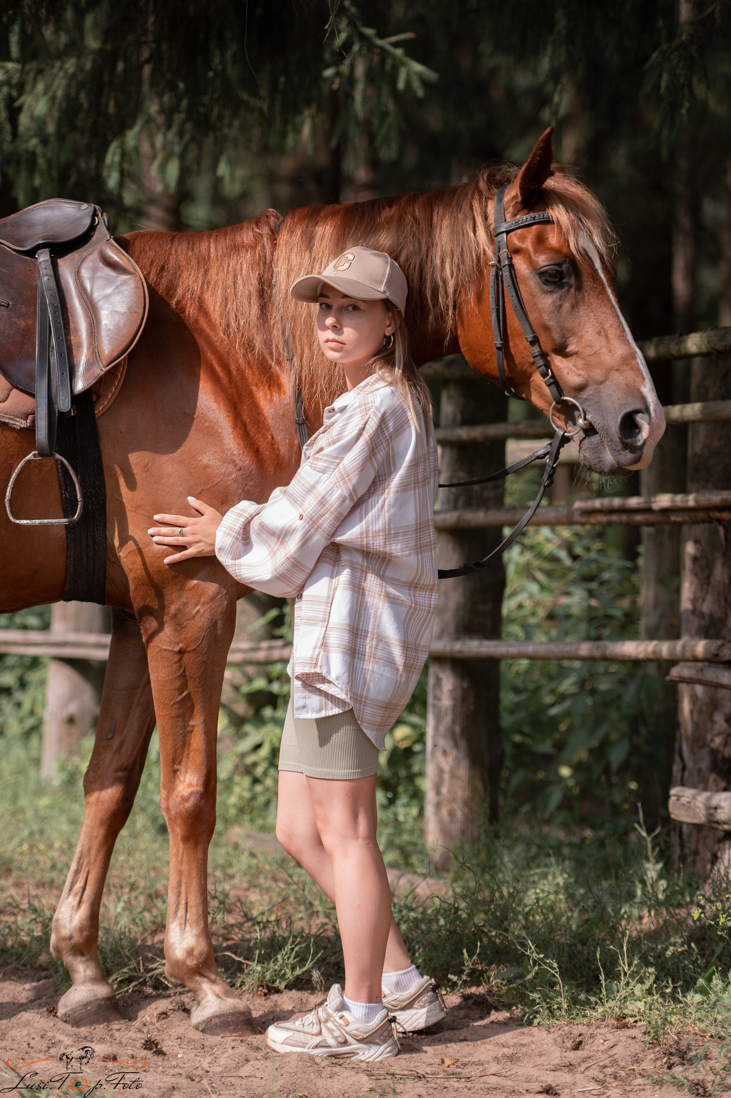Фотосессия «Без ретуши». Конный и фотограф с животными в Твери Топталова Люся