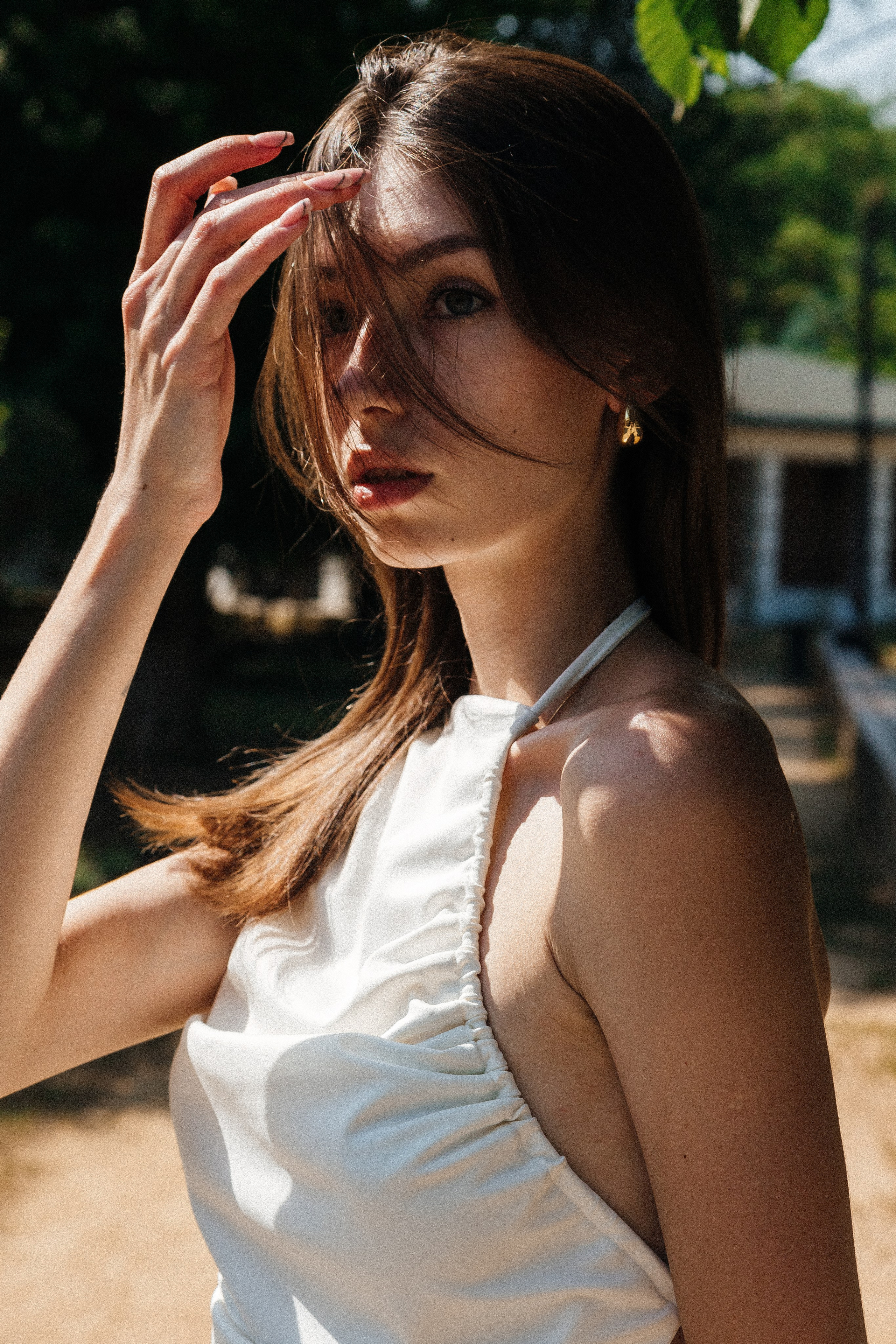 Лера в парке Горького. Фотограф Александр Бигари