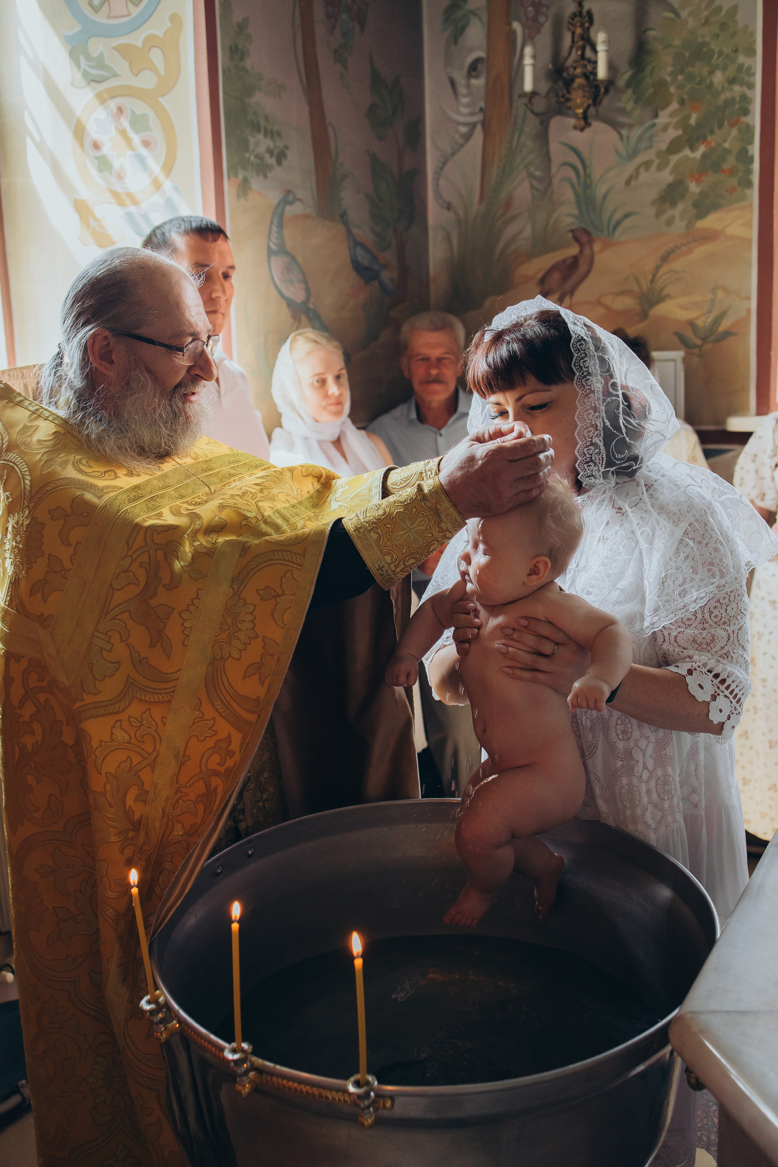 Таинство Крещения Деи в церкви Троицы Живоначальной в Карабанове. Детский и семейный фотограф в Пушкино, Мытищи, Москва Сергеева Светлана