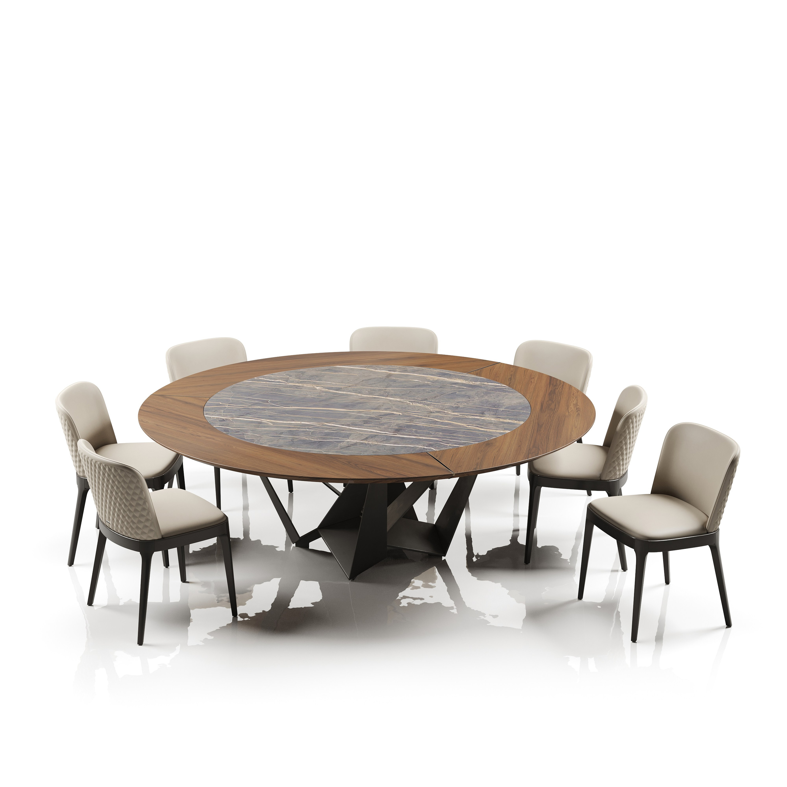 Мебель CATTELAN — Премиальные обеденные и акцентные предметы. 3Д Визуализация Интерьера и Архитектуры